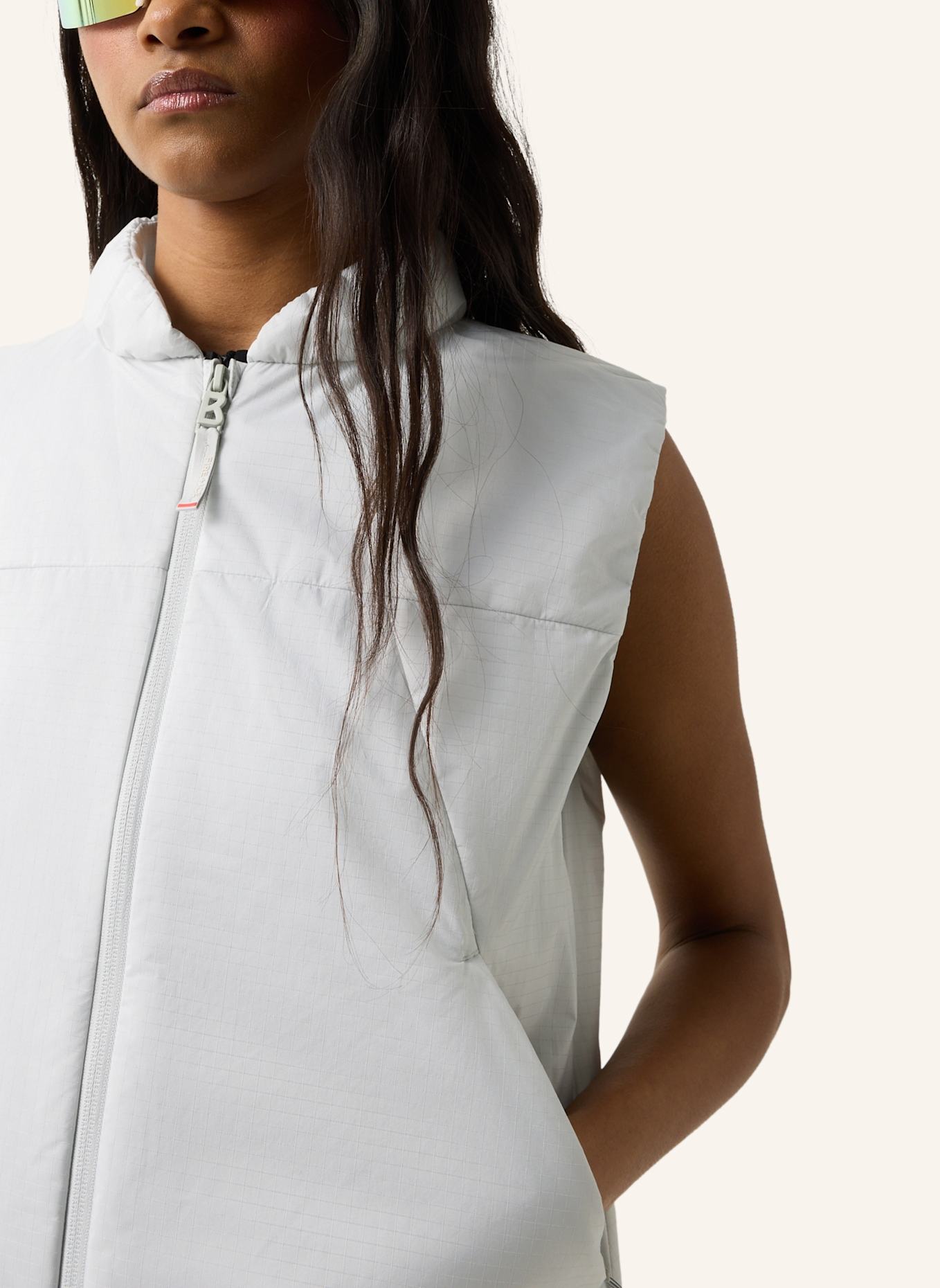 FIRE+ICE Weste: HELLGRAU