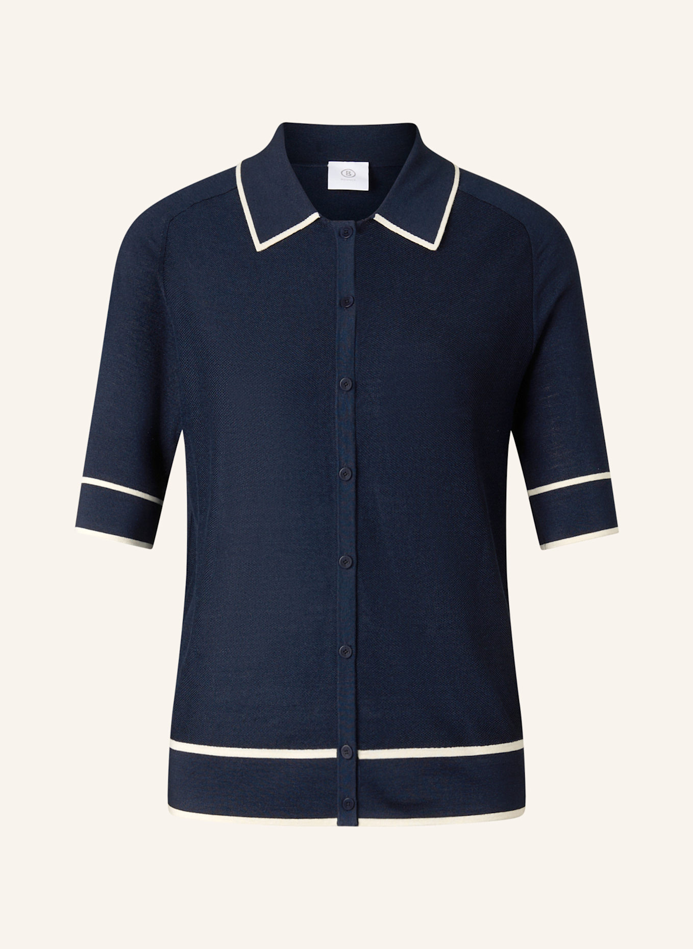 BOGNER Strickjacke: DUNKELBLAU