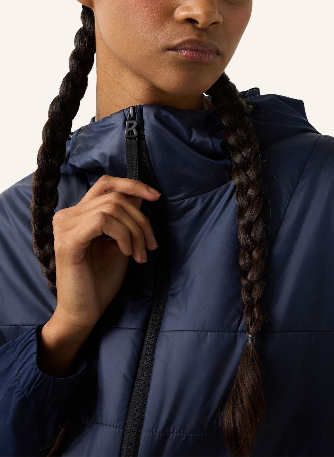 FIRE+ICE Hybrid-Jacke: DUNKELBLAU