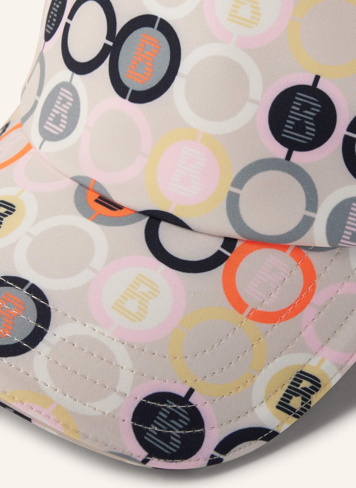BOGNER Cap: BEIGE/ ORANGE/ GRAU