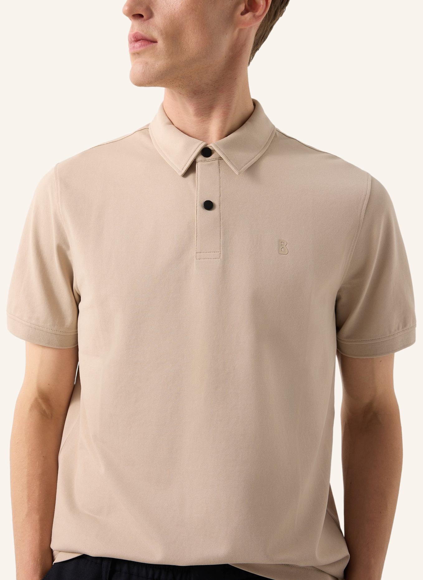 BOGNER Piqué-Poloshirt TIMO: BEIGE