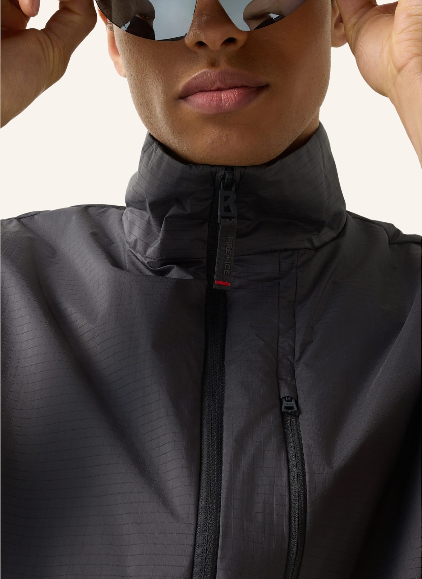 FIRE+ICE Weste: DUNKELGRAU