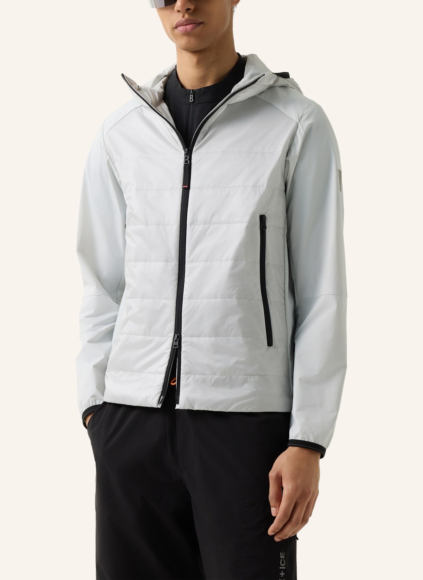 FIRE+ICE Hybrid-Steppjacke KEGAN: HELLGRAU