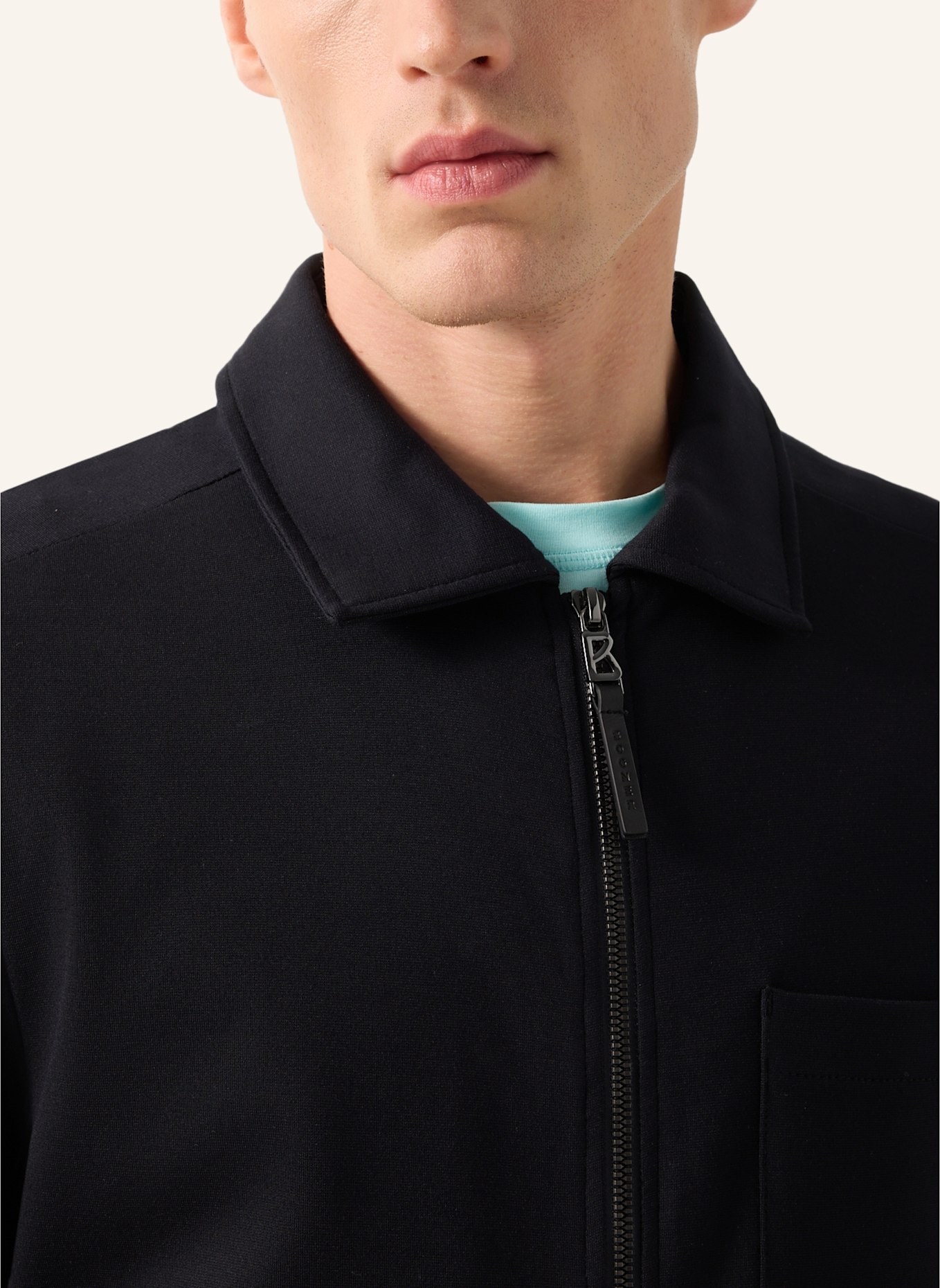 BOGNER Sweatjacke: DUNKELBLAU