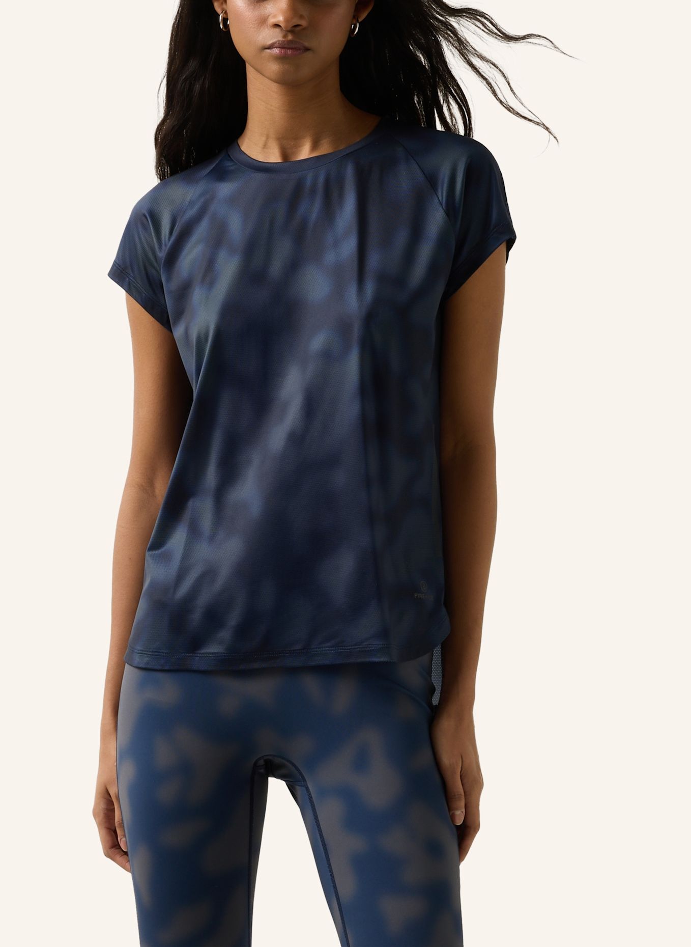 FIRE+ICE Funktionsshirt BRENNA: BLAU/ GRAU