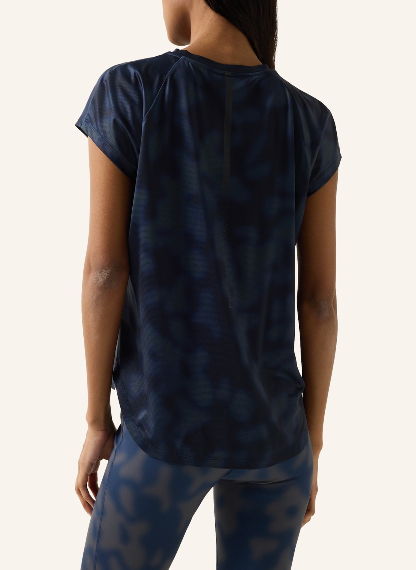 FIRE+ICE Funktionsshirt BRENNA: BLAU/ GRAU