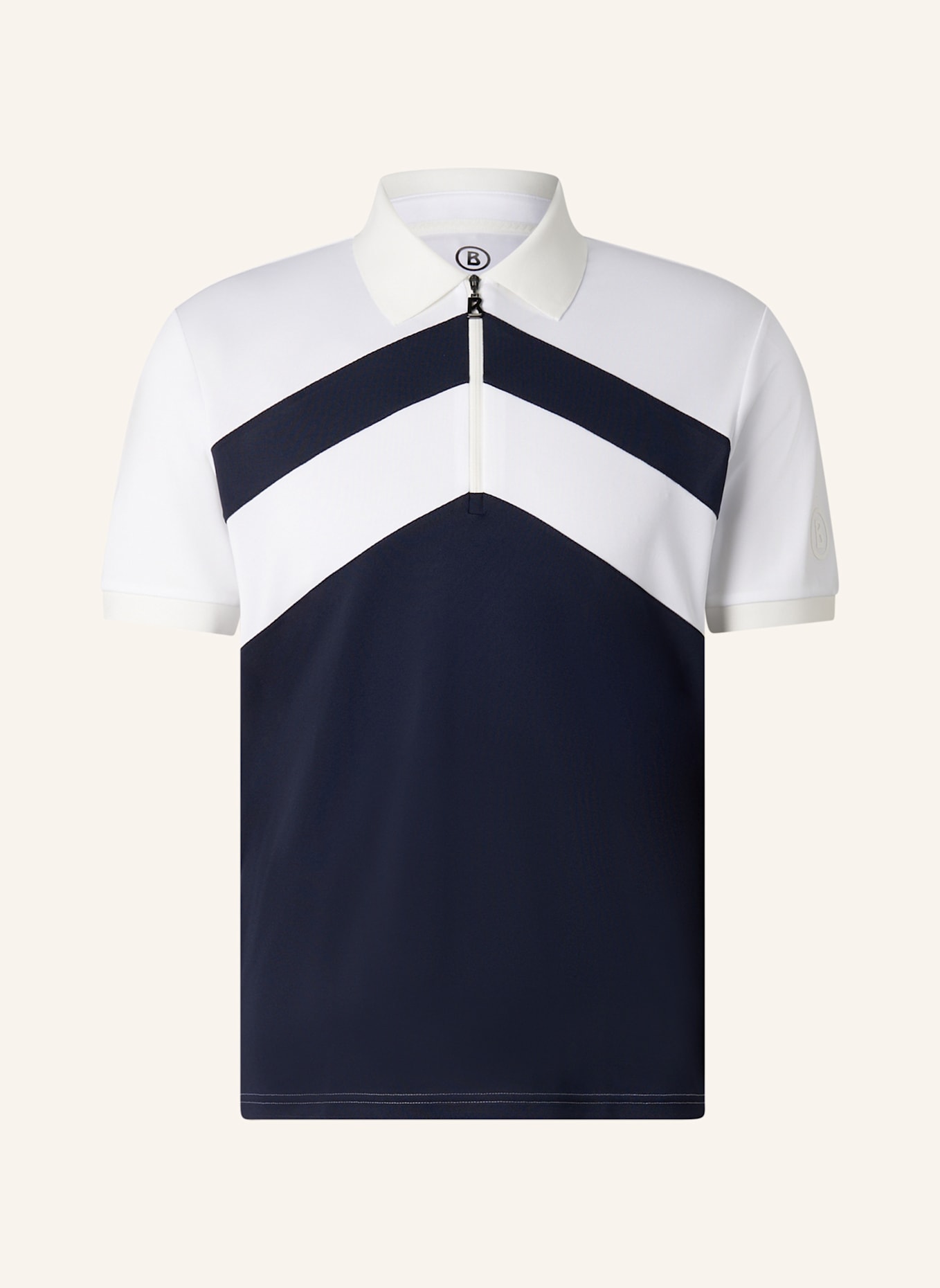 BOGNER Polo-Shirt: DUNKELBLAU/ WEISS