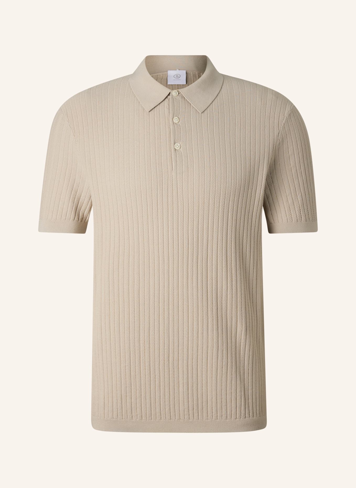 BOGNER Polo-Shirt: BEIGE