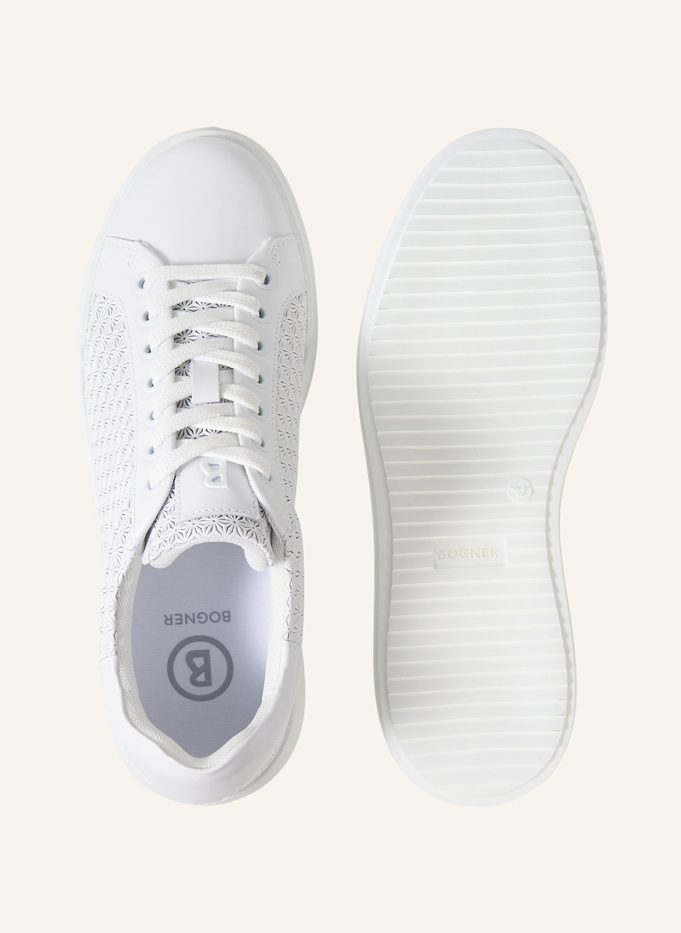 BOGNER Sneaker: WEISS