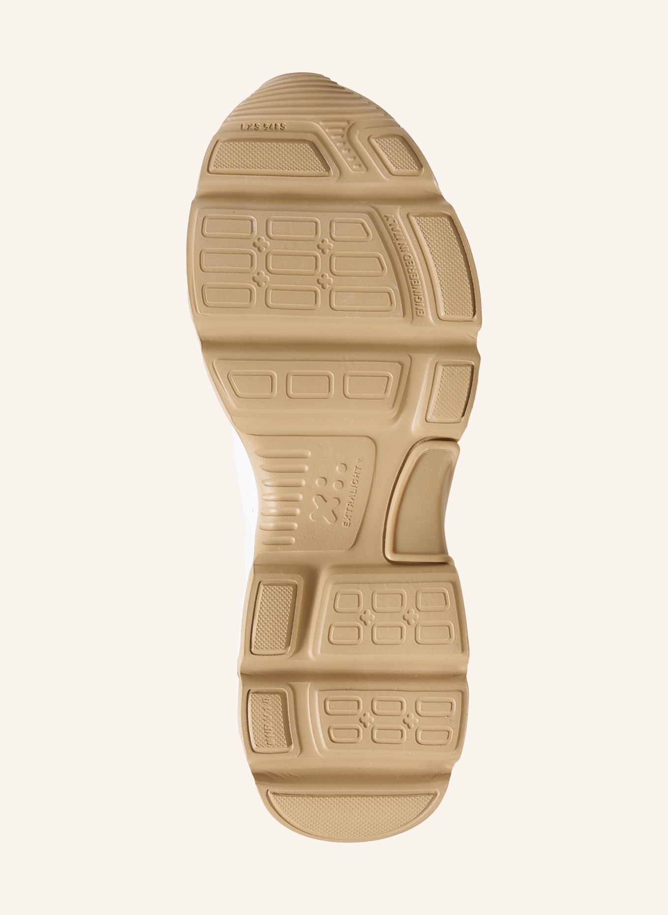 BOGNER Sneaker: WEISS/ GOLD