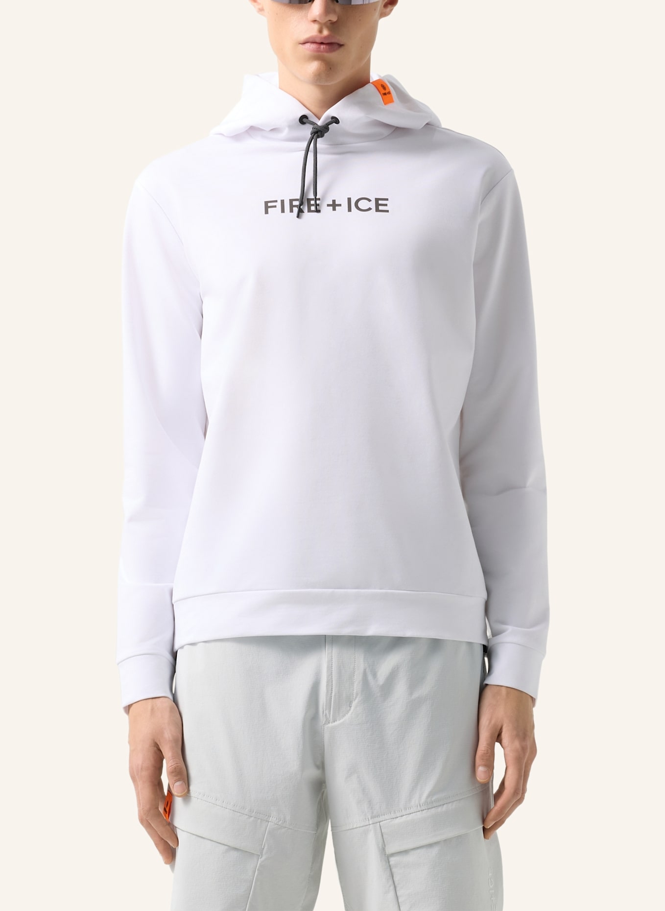 FIRE+ICE Hoodie CADELL: WEISS
