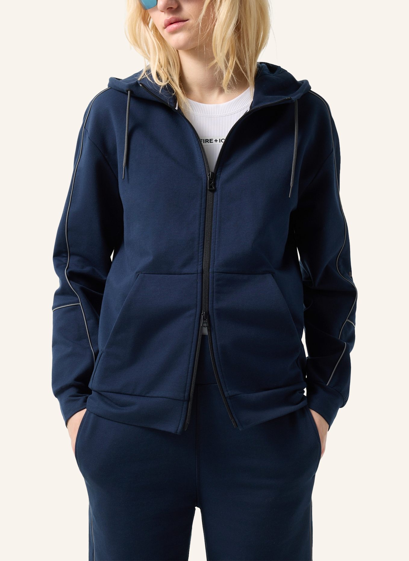 FIRE+ICE Sweatjacke: DUNKELBLAU