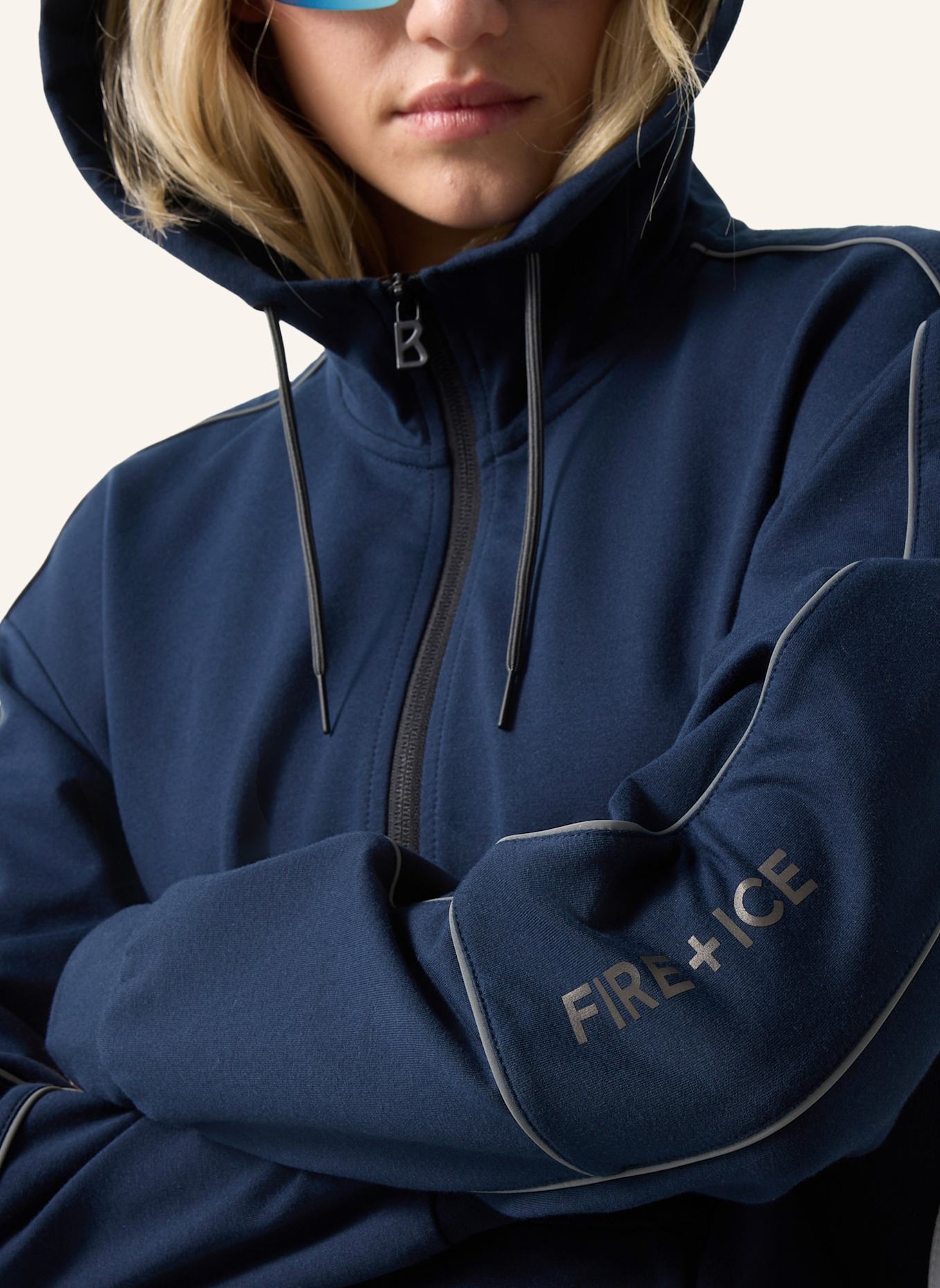 FIRE+ICE Sweatjacke: DUNKELBLAU