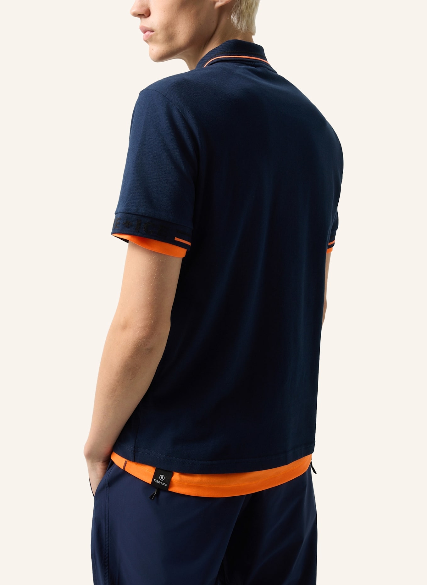 FIRE+ICE Polo-Shirt: DUNKELBLAU