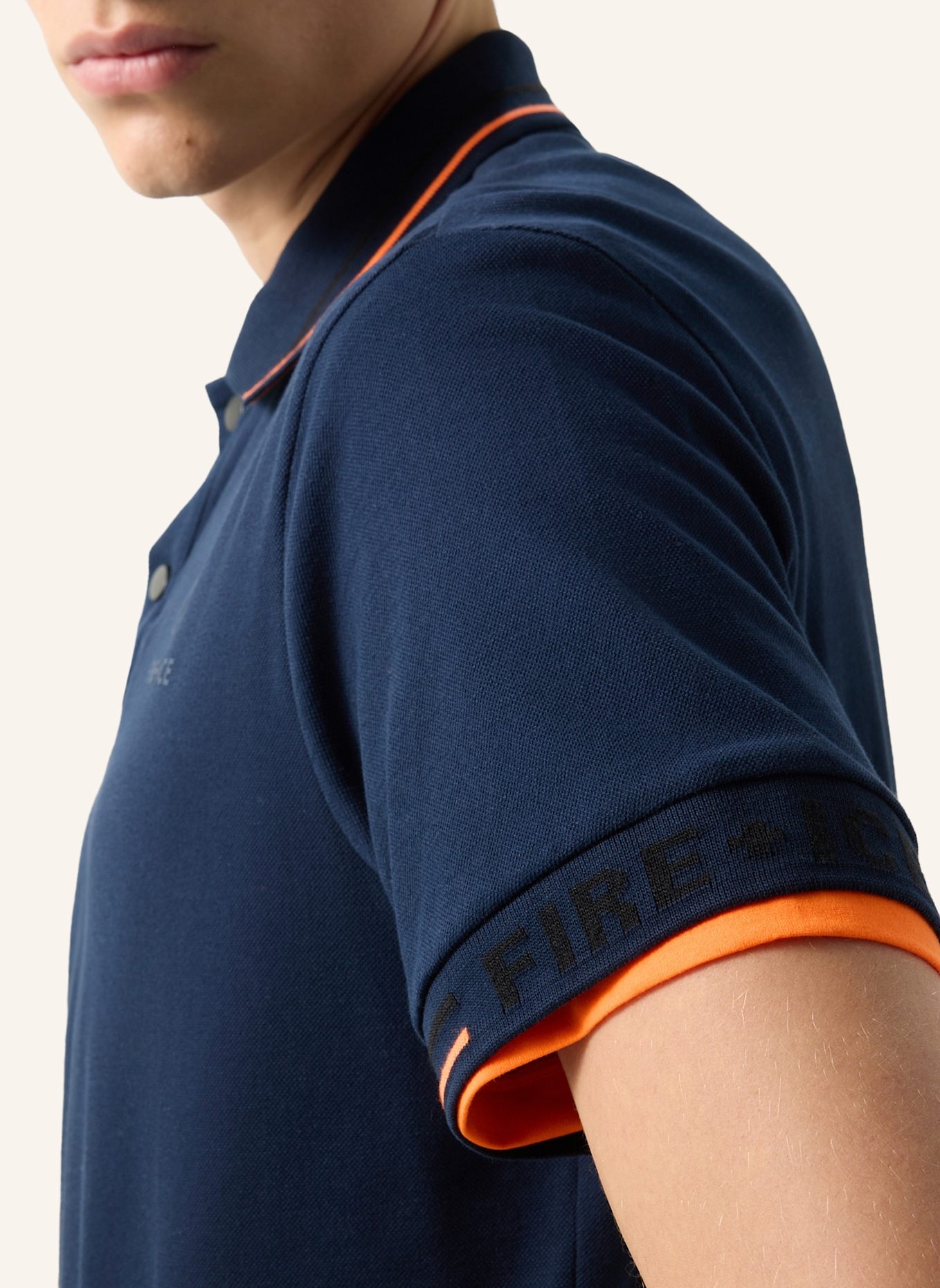 FIRE+ICE Polo-Shirt: DUNKELBLAU