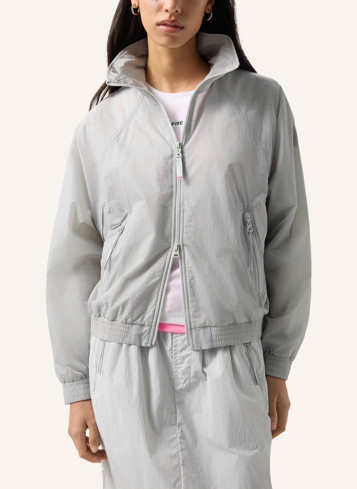 FIRE+ICE Funktionsjacke: HELLGRAU