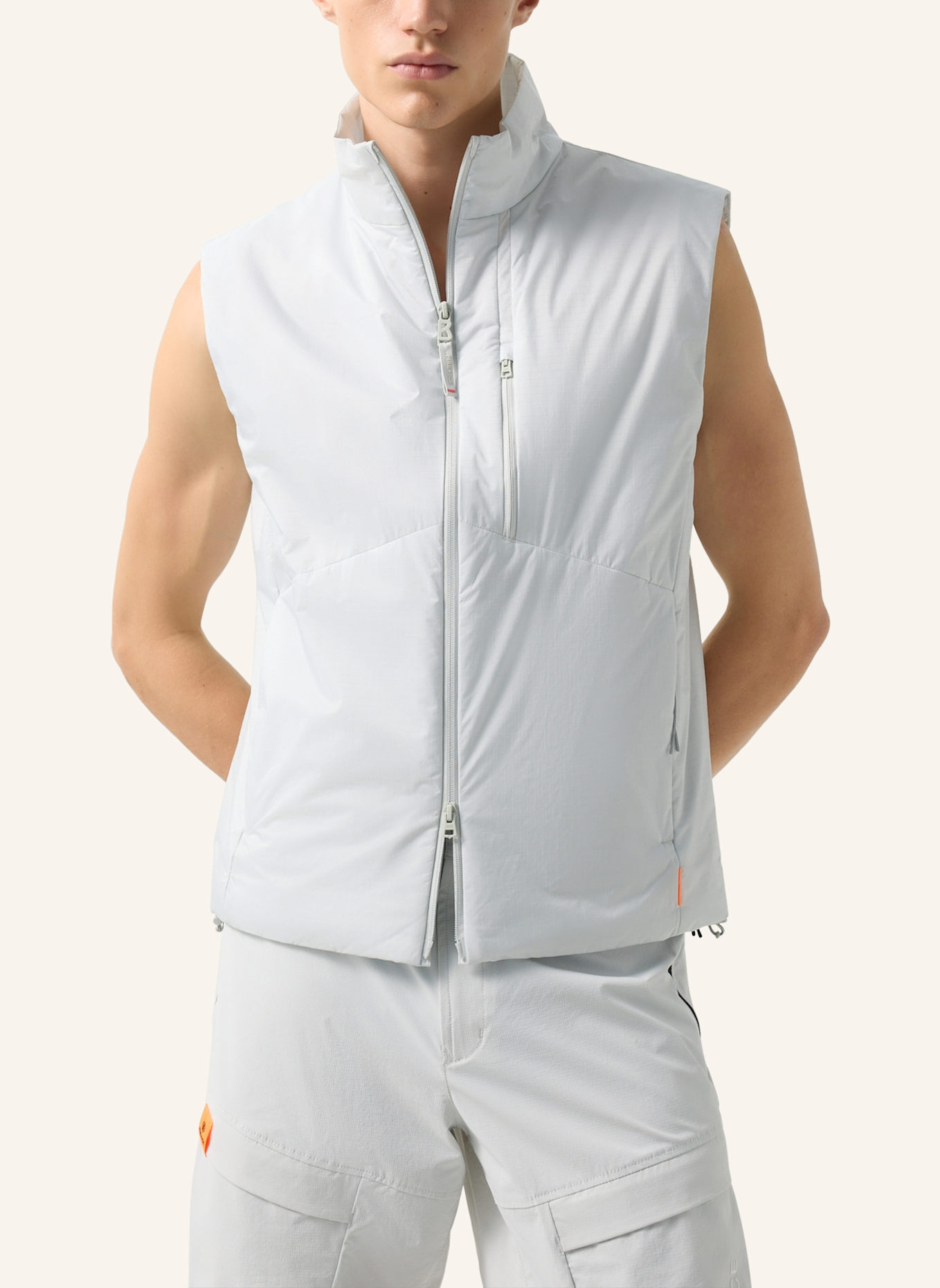 FIRE+ICE Weste CONOR: HELLGRAU