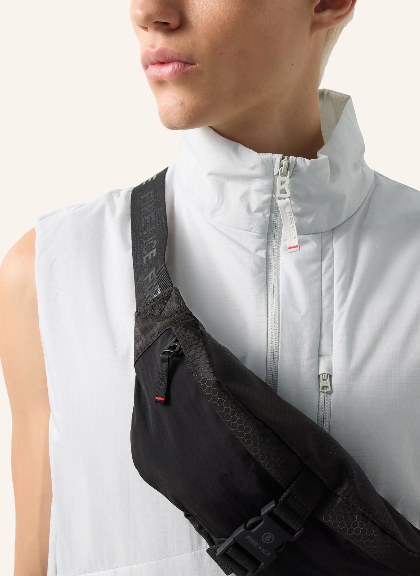 FIRE+ICE Weste CONOR: HELLGRAU