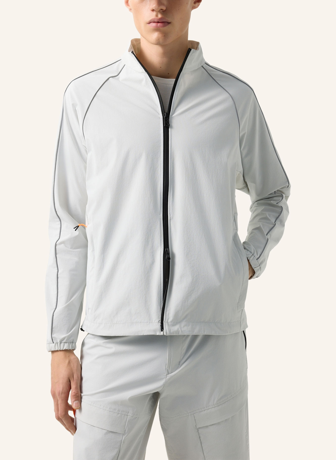 FIRE+ICE Funktionsjacke: HELLGRAU