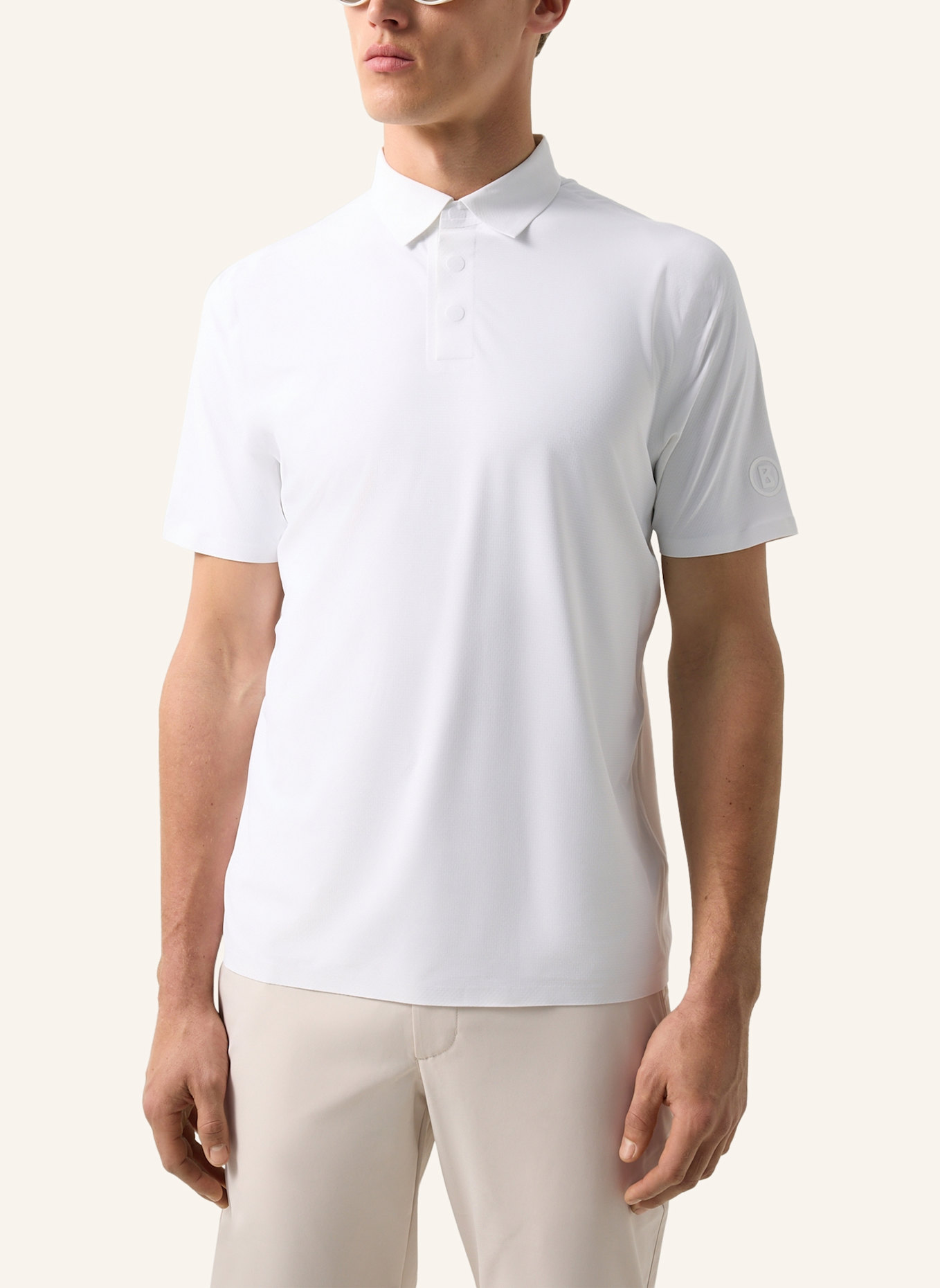 BOGNER Polo-Shirt: WEISS