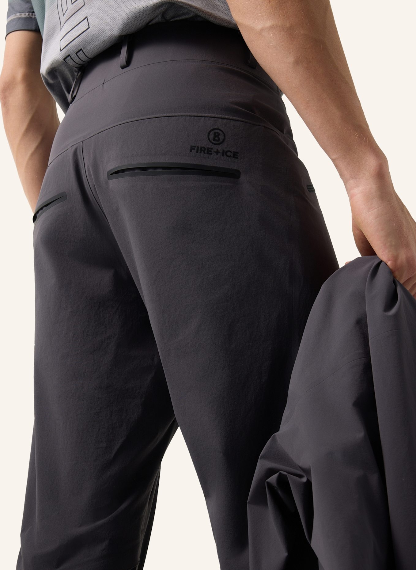 FIRE+ICE Funktionshose: DUNKELGRAU