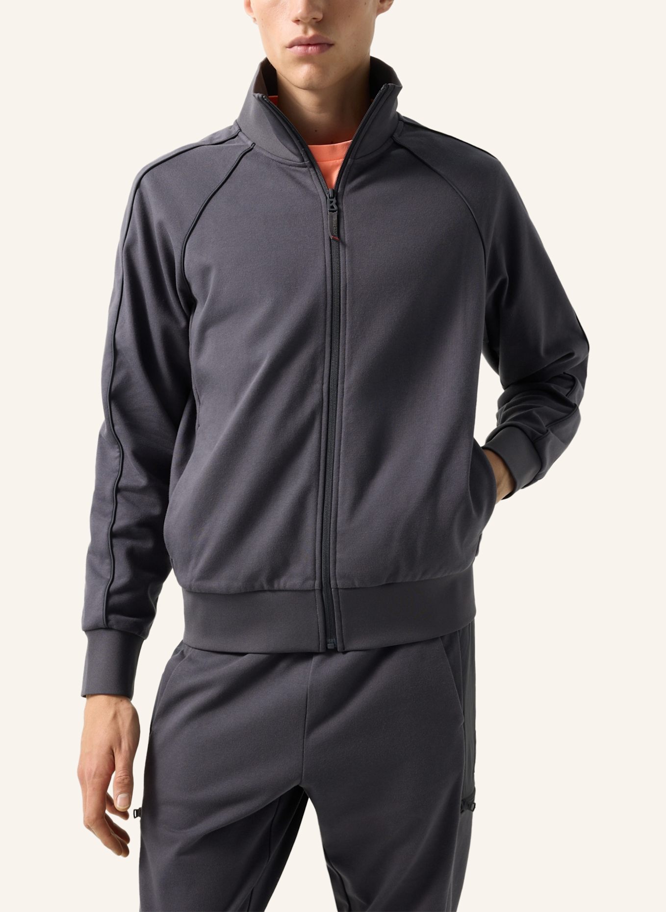 FIRE+ICE Sweatjacke: DUNKELGRAU