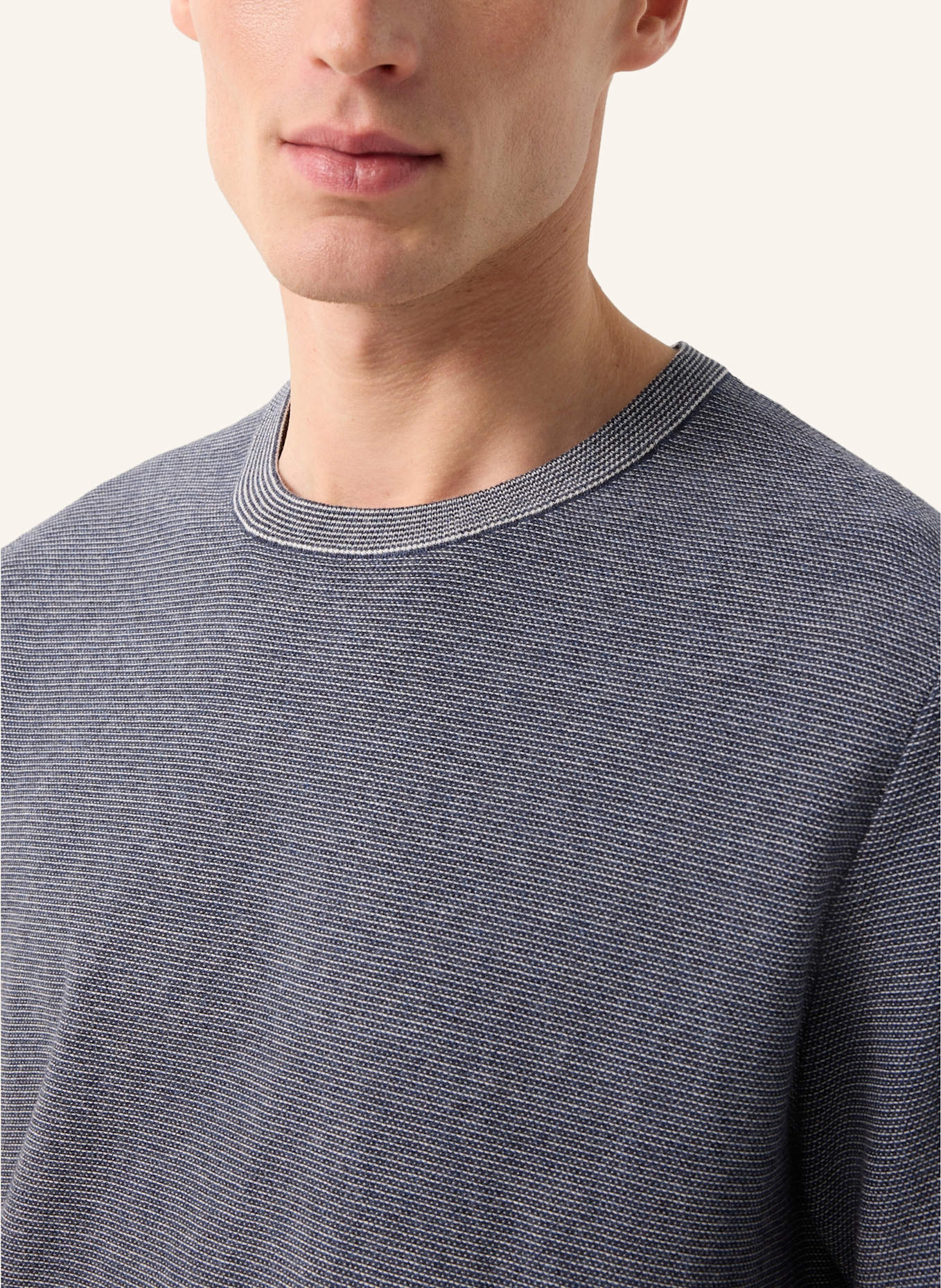 BOGNER Strickshirt: DUNKELBLAU