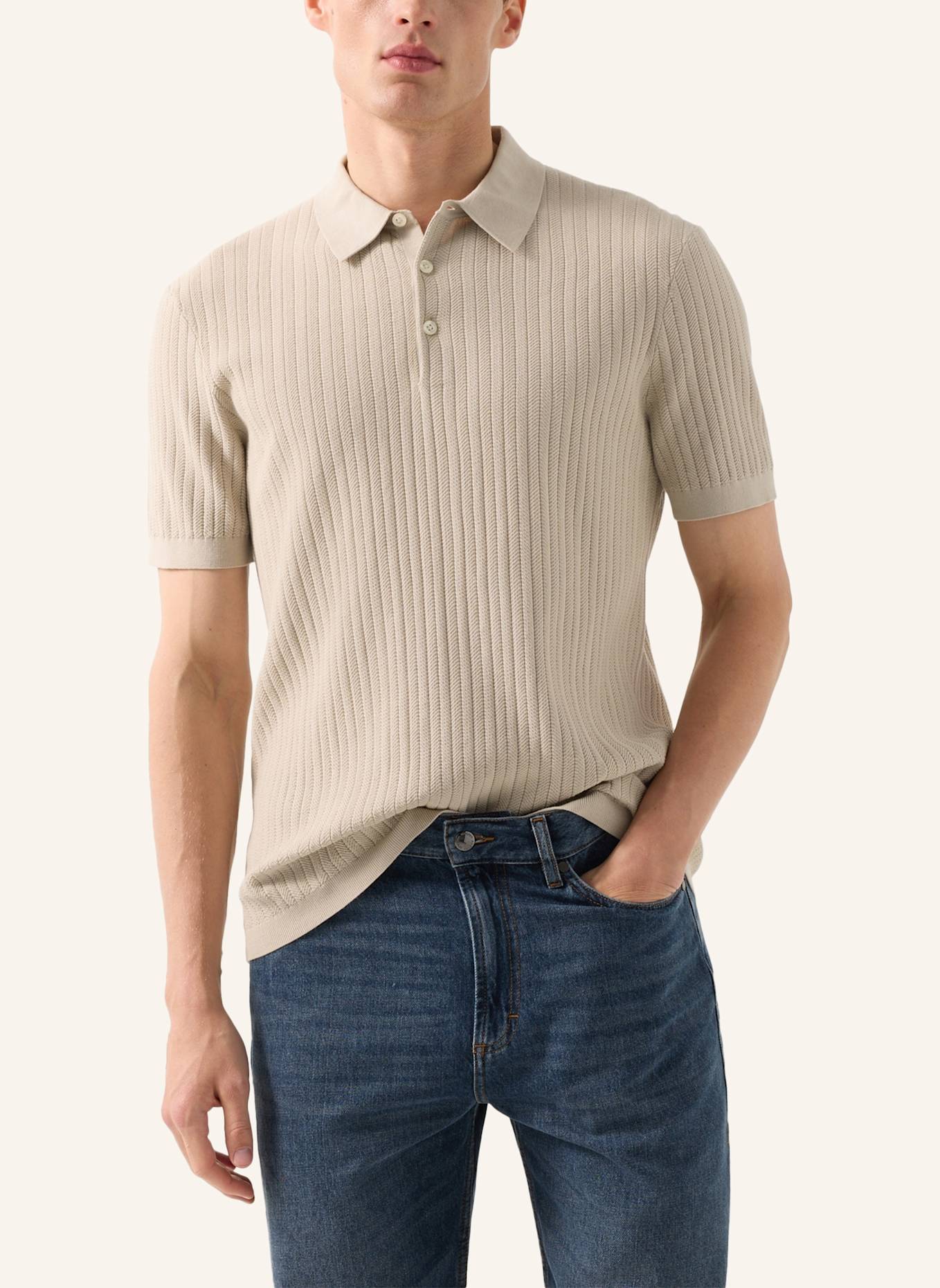 BOGNER Polo-Shirt: BEIGE