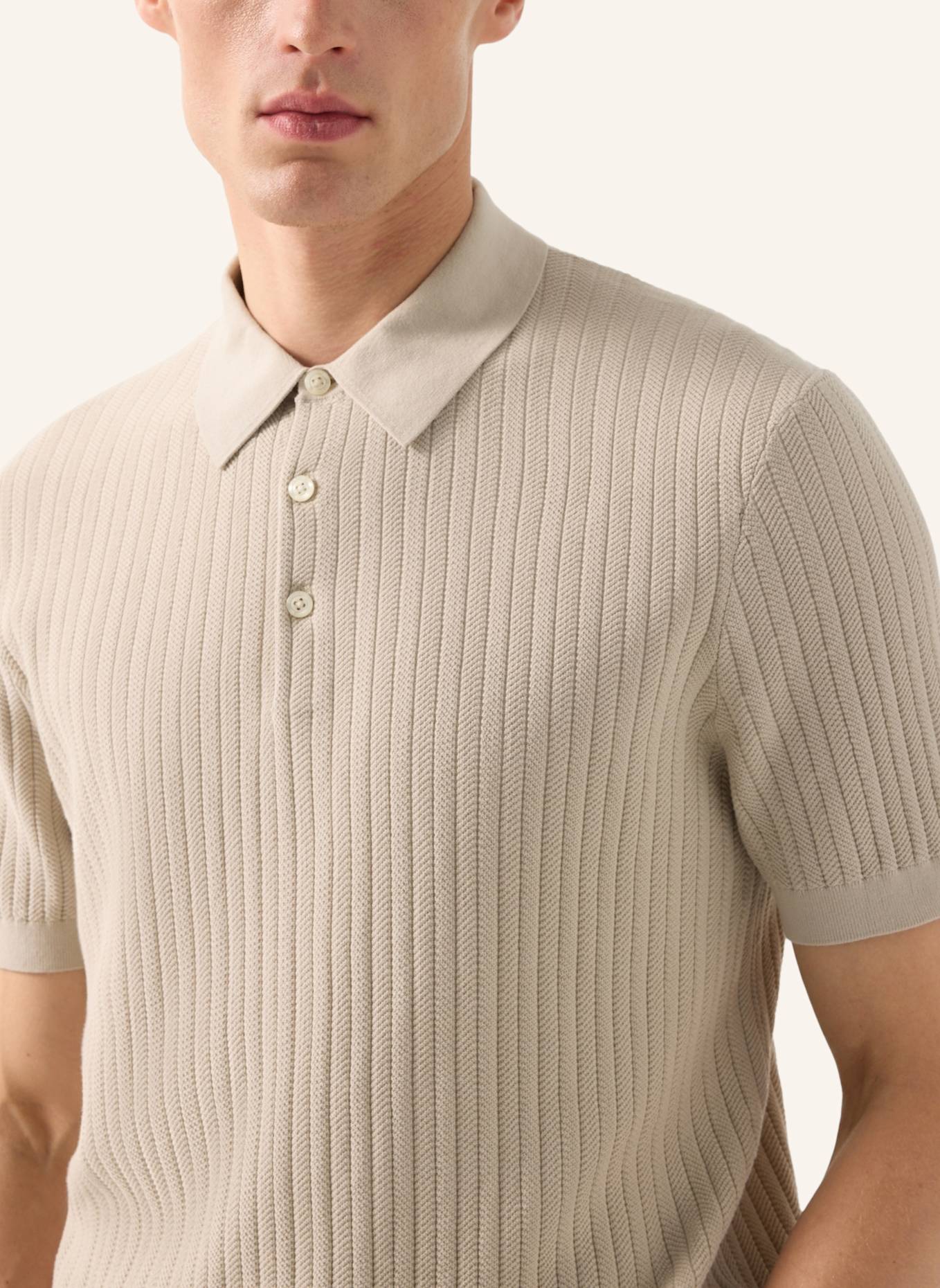 BOGNER Polo-Shirt: BEIGE