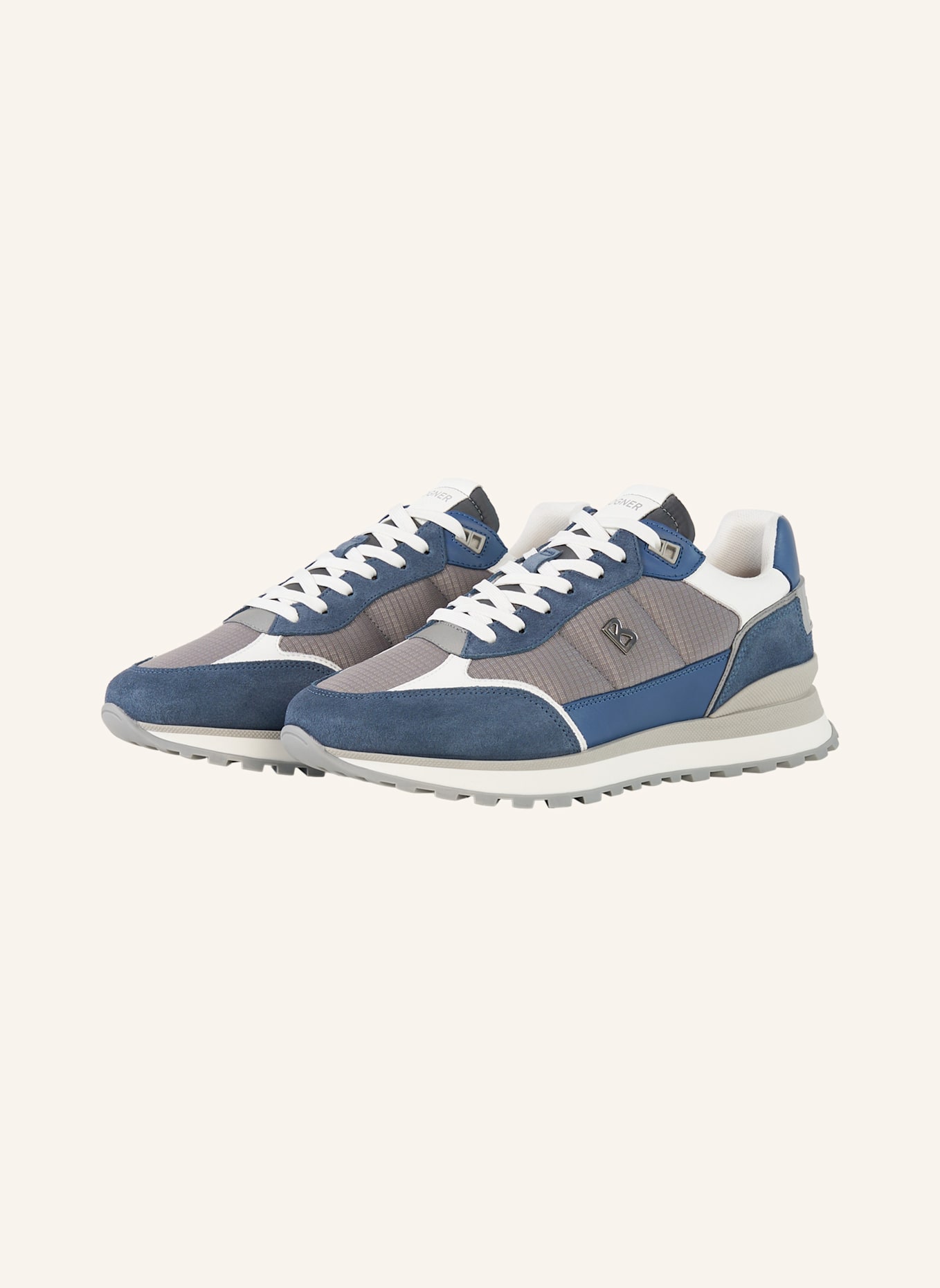 BOGNER Sneaker: BLAU/ GRAU