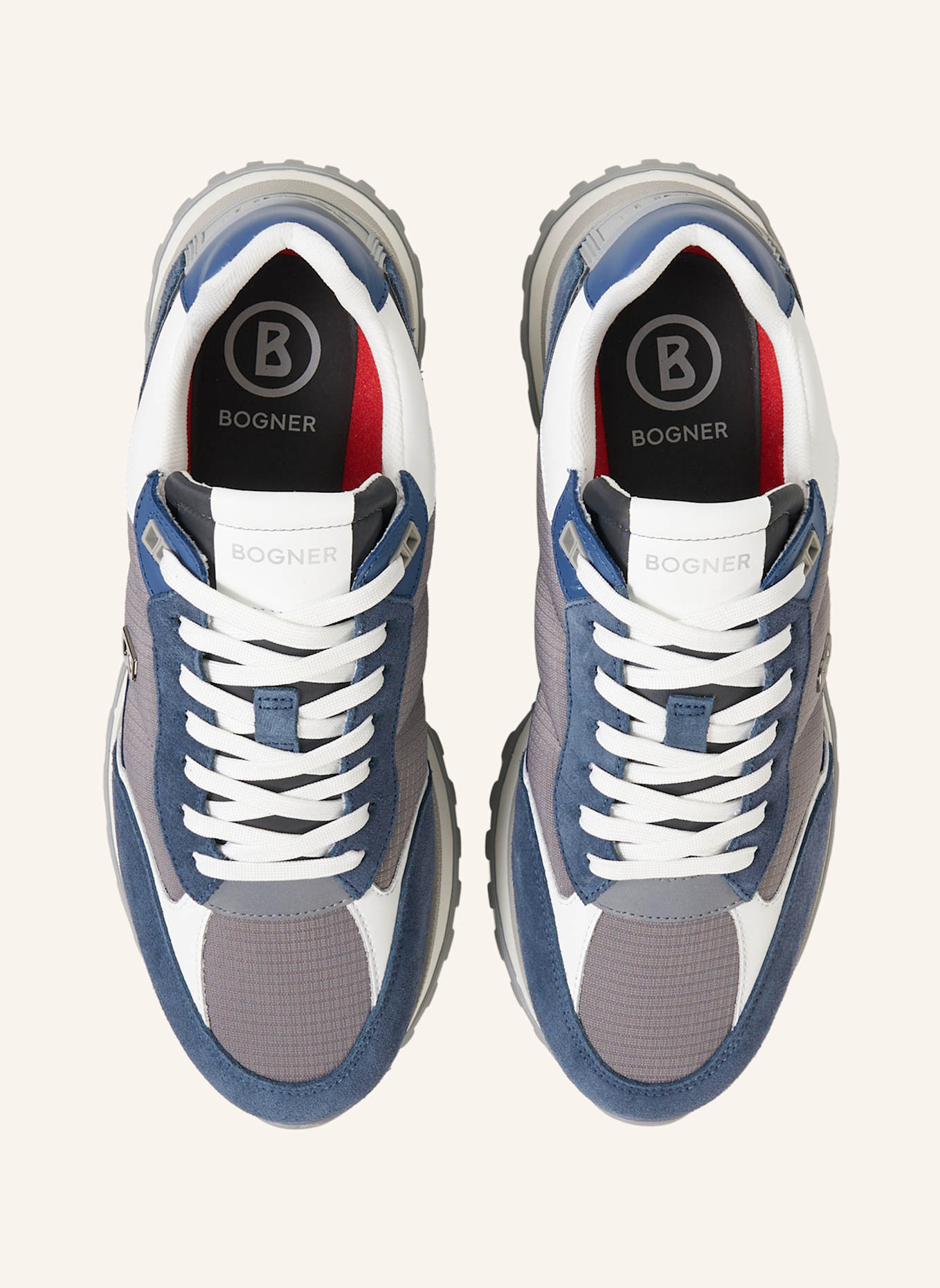 BOGNER Sneaker: BLAU/ GRAU