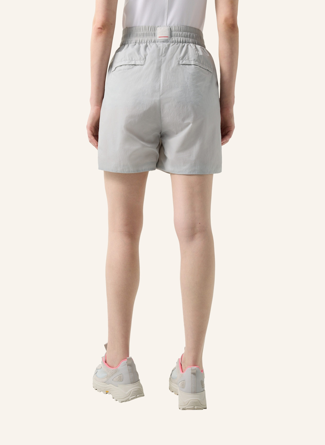 FIRE+ICE Funktions-Shorts: HELLGRAU