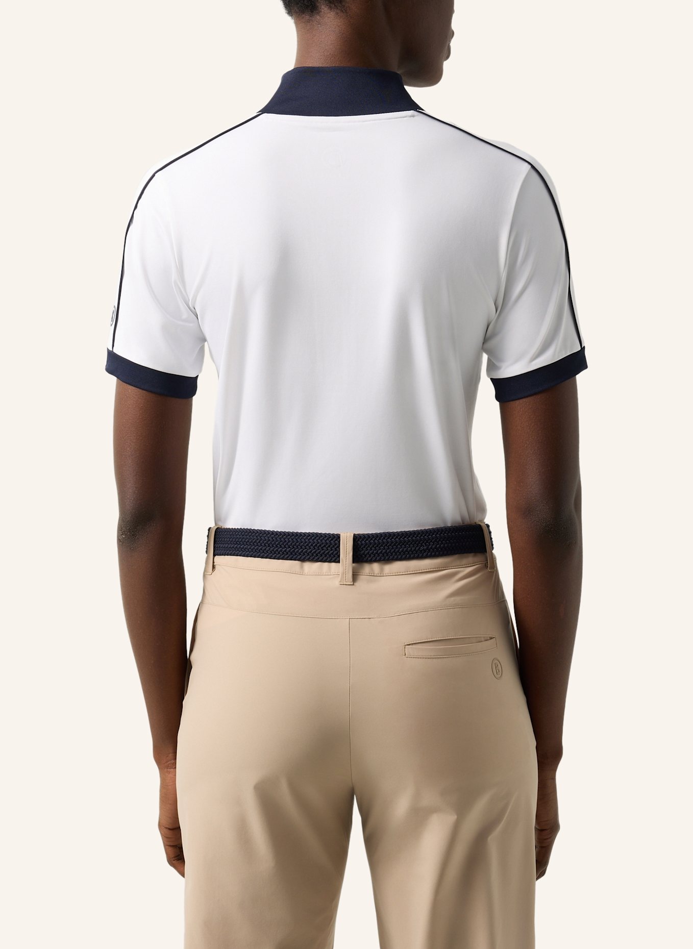 BOGNER Funktionsshirt: WEISS/ BLAU