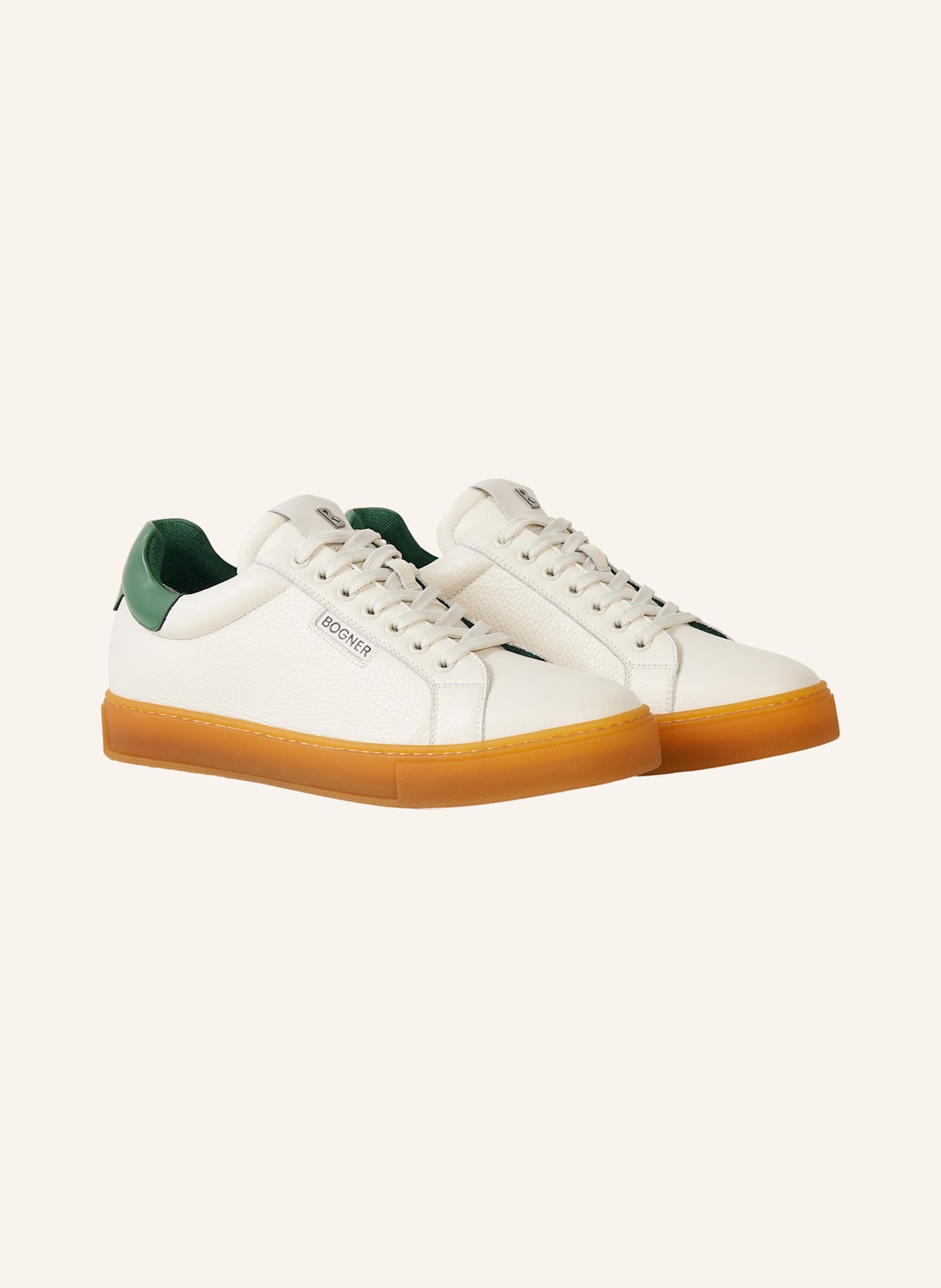 BOGNER Sneaker: WEISS/ GRÜN