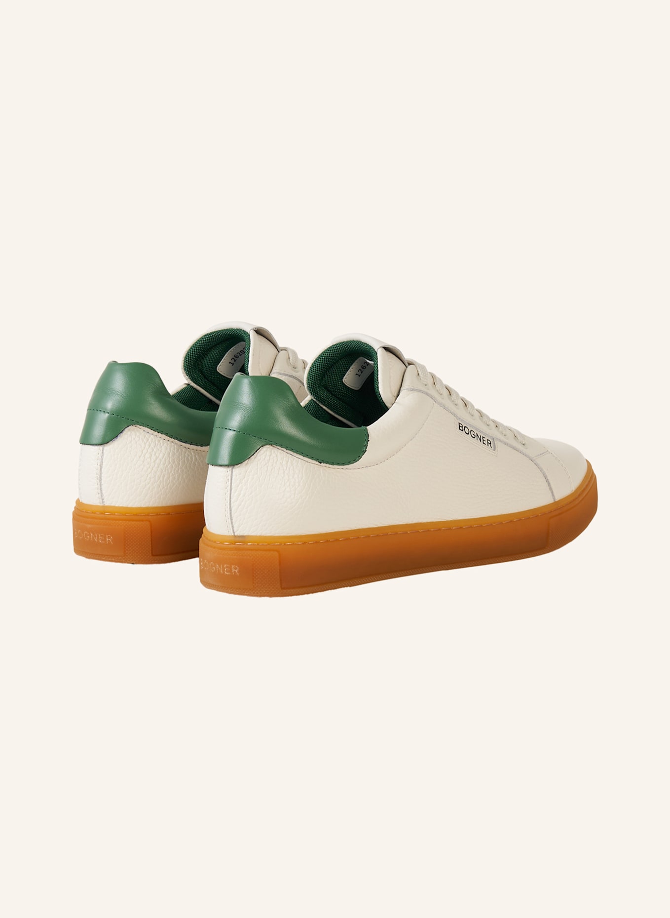 BOGNER Sneaker: WEISS/ GRÜN