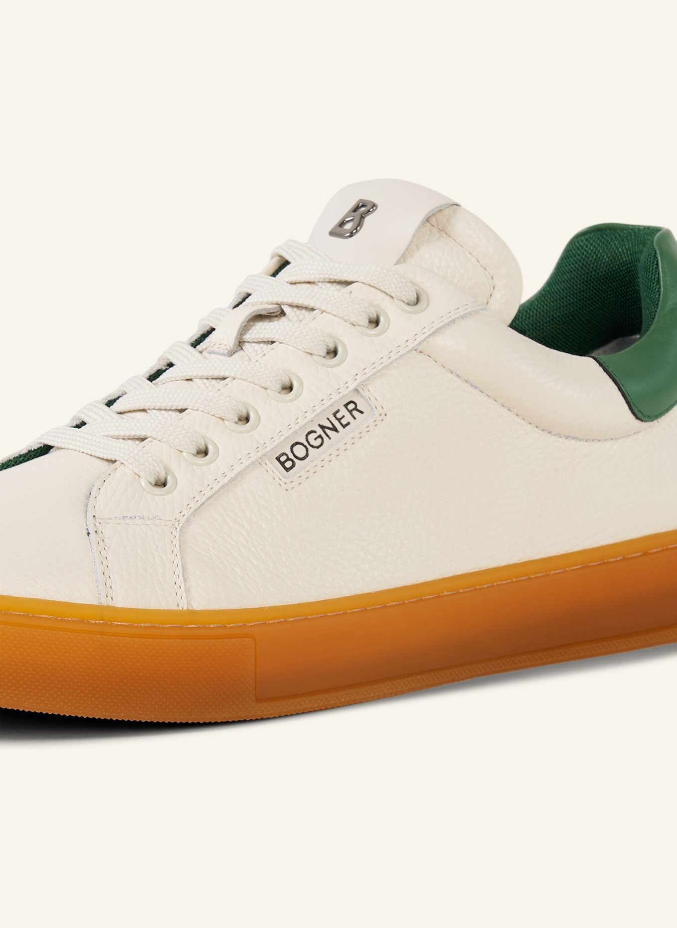 BOGNER Sneaker: WEISS/ GRÜN
