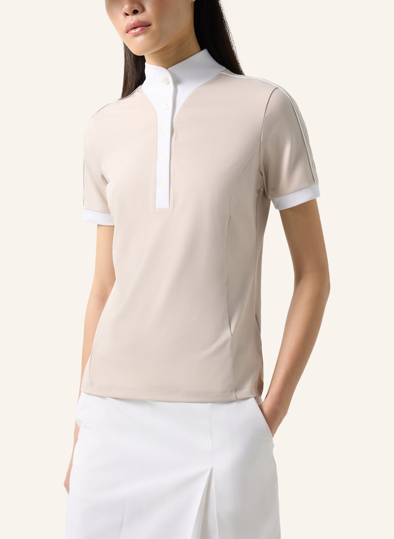 BOGNER Funktionsshirt: BRAUN/ WEISS