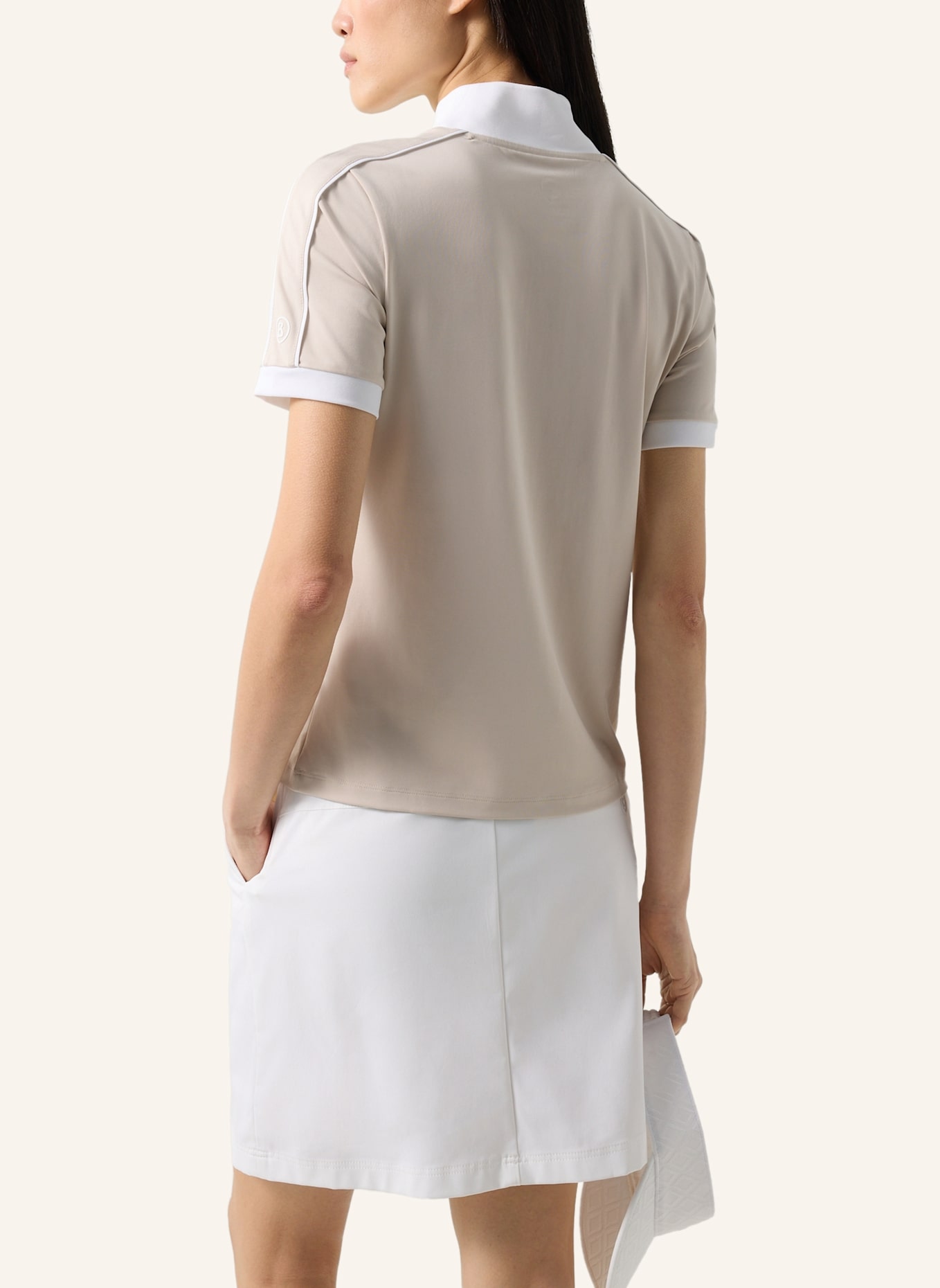 BOGNER Funktionsshirt: BRAUN/ WEISS