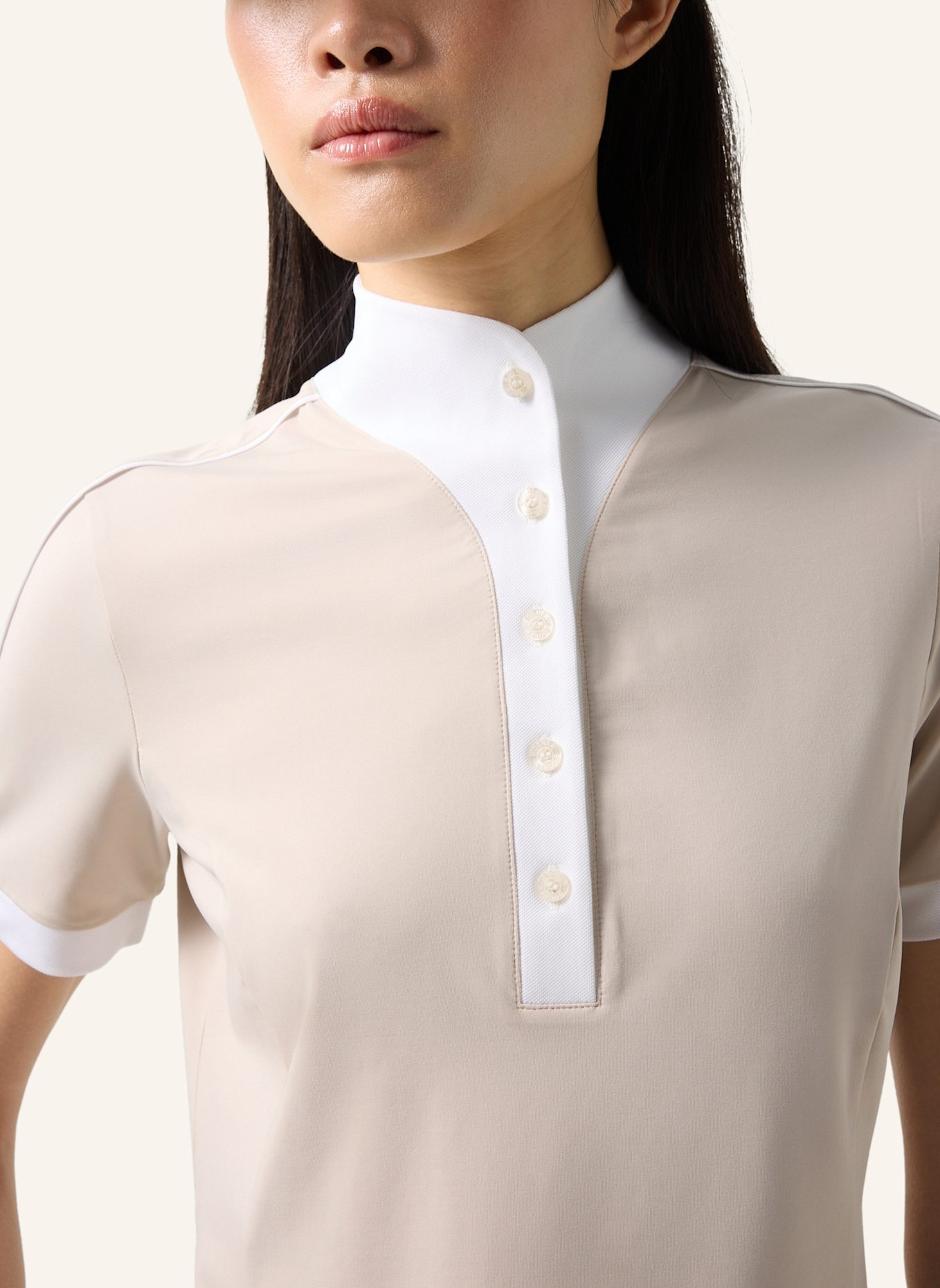 BOGNER Funktionsshirt: BRAUN/ WEISS