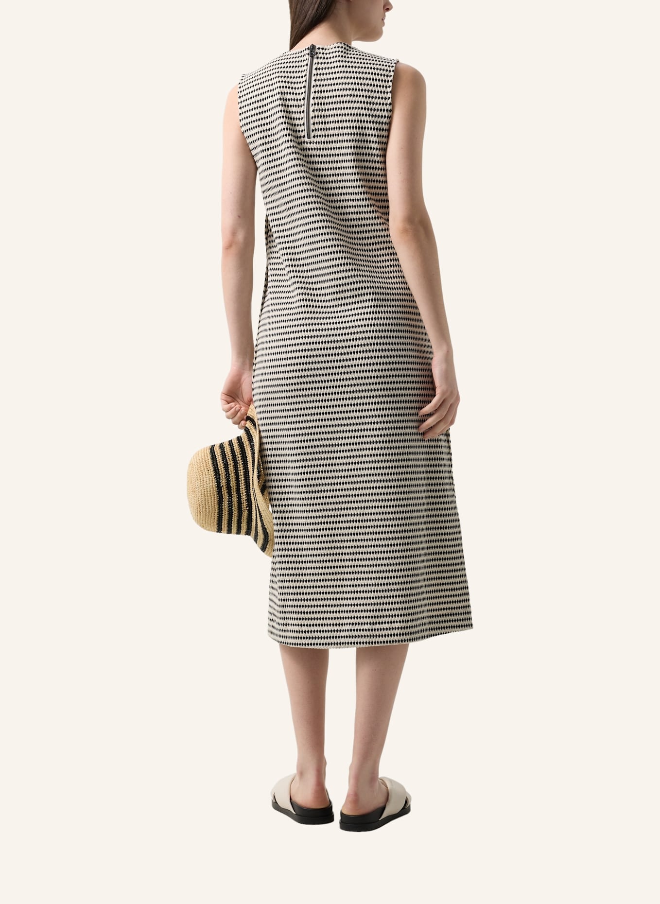 BOGNER Kleid: SCHWARZ/ WEISS