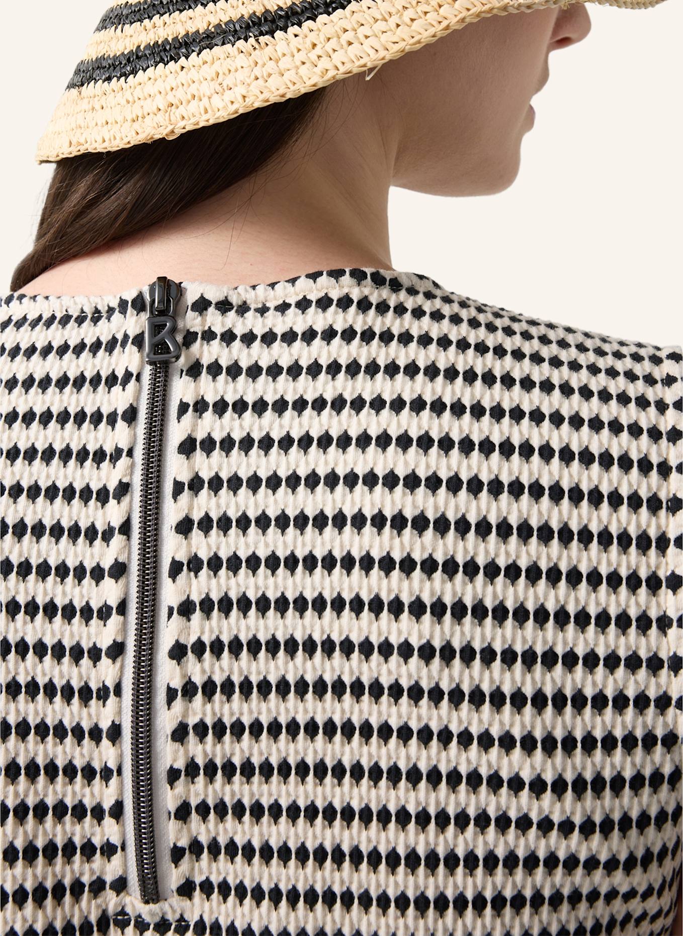 BOGNER Kleid: SCHWARZ/ WEISS