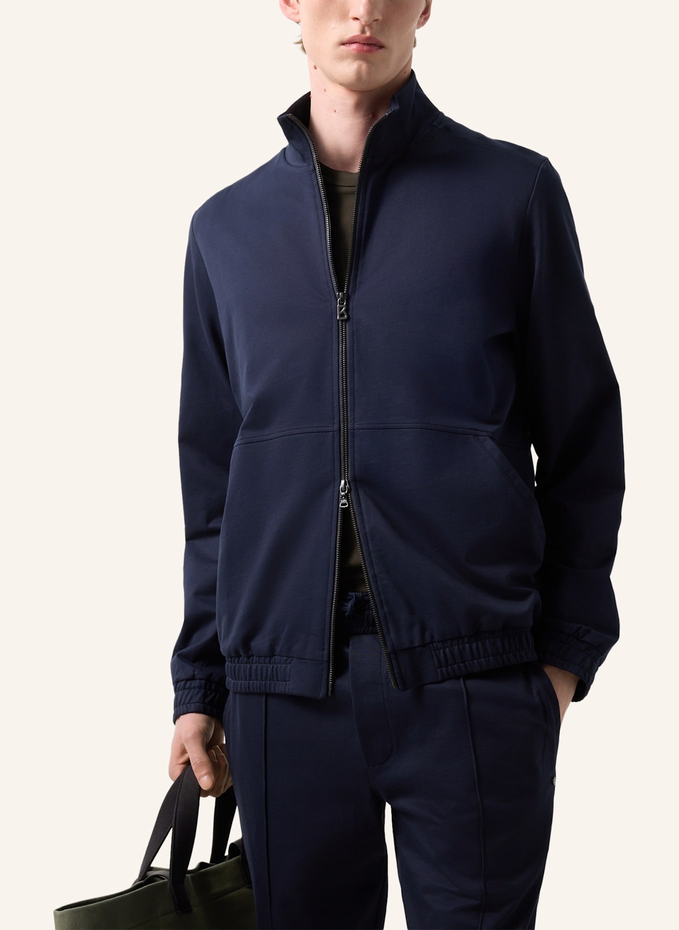 BOGNER Sweatjacke: DUNKELBLAU
