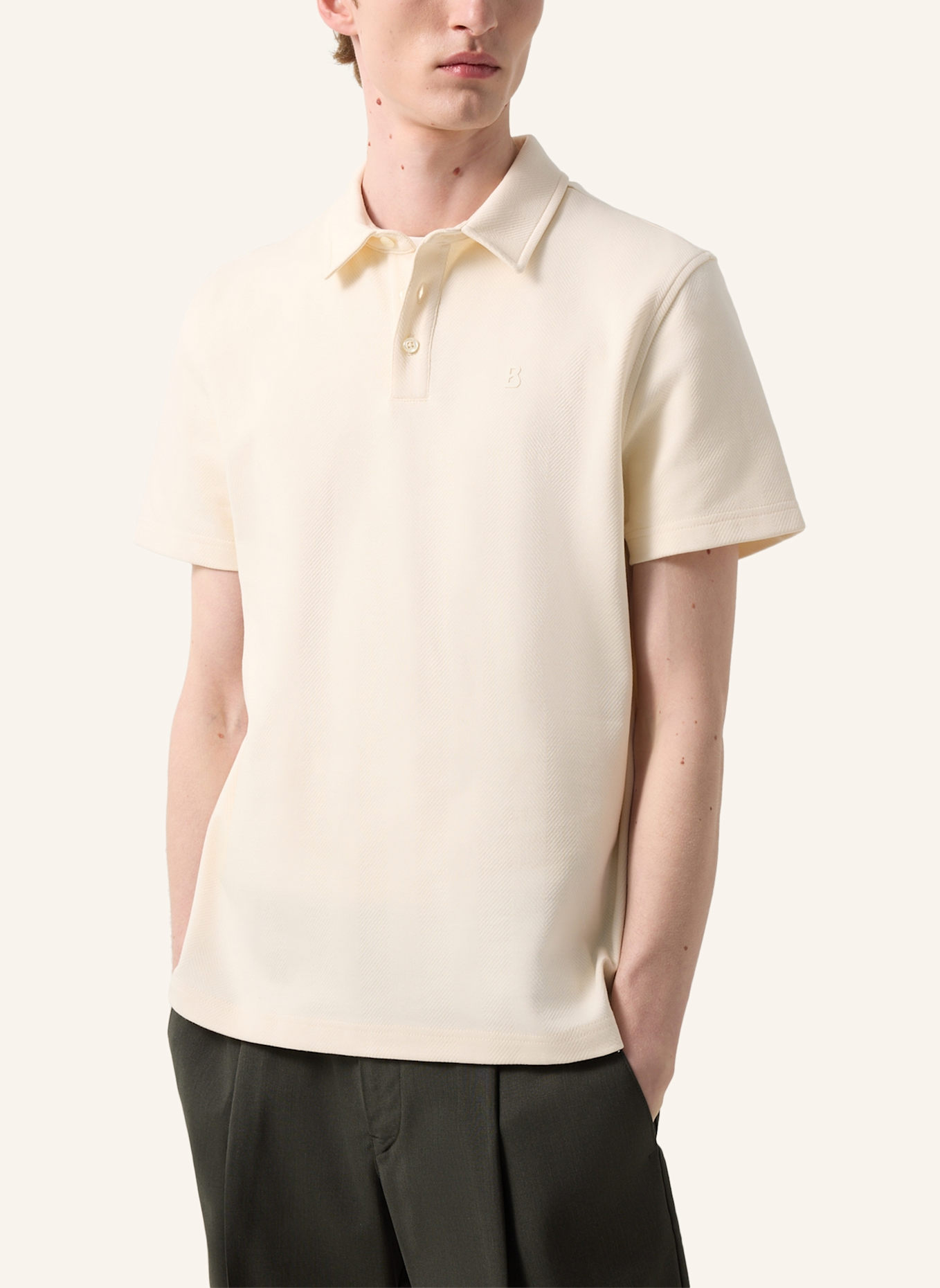 BOGNER Polo-Shirt: CREME