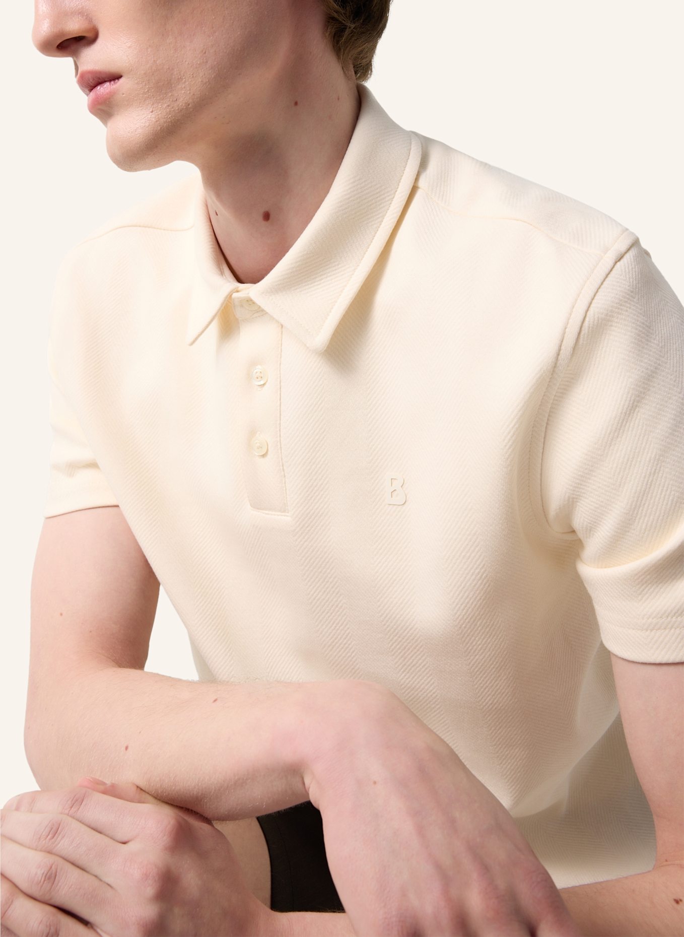 BOGNER Polo-Shirt: CREME