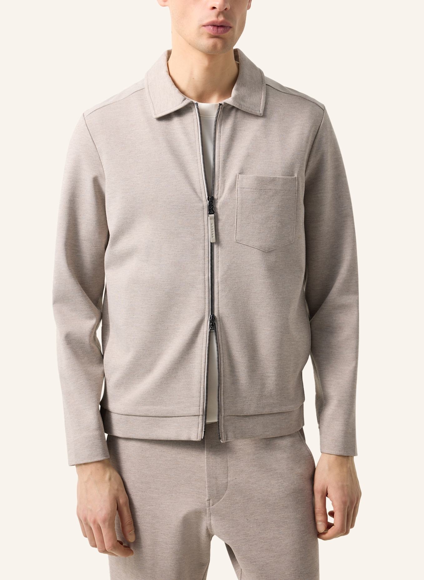 BOGNER Sweatjacke: BEIGE