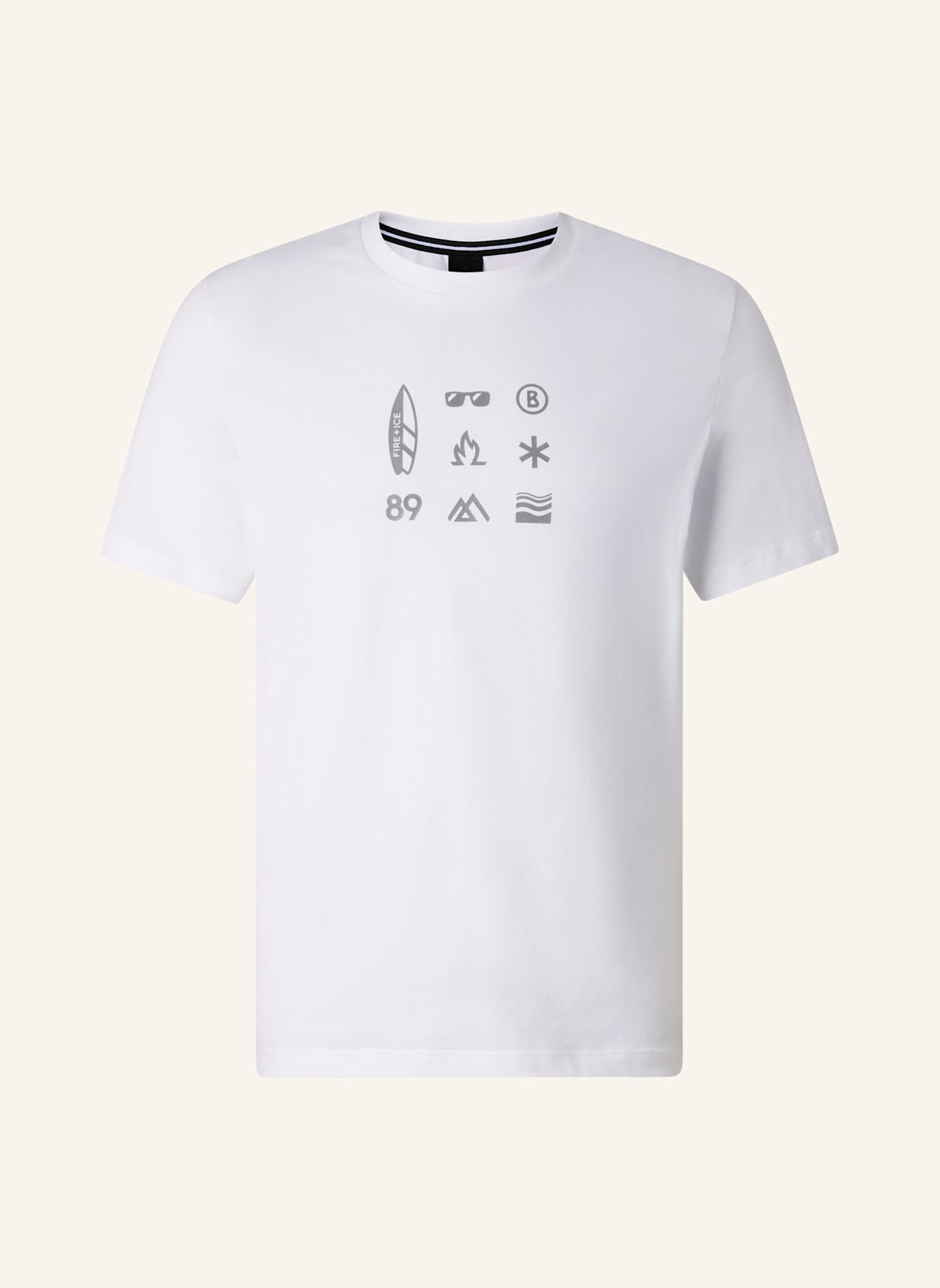 FIRE+ICE T-Shirt: WEISS