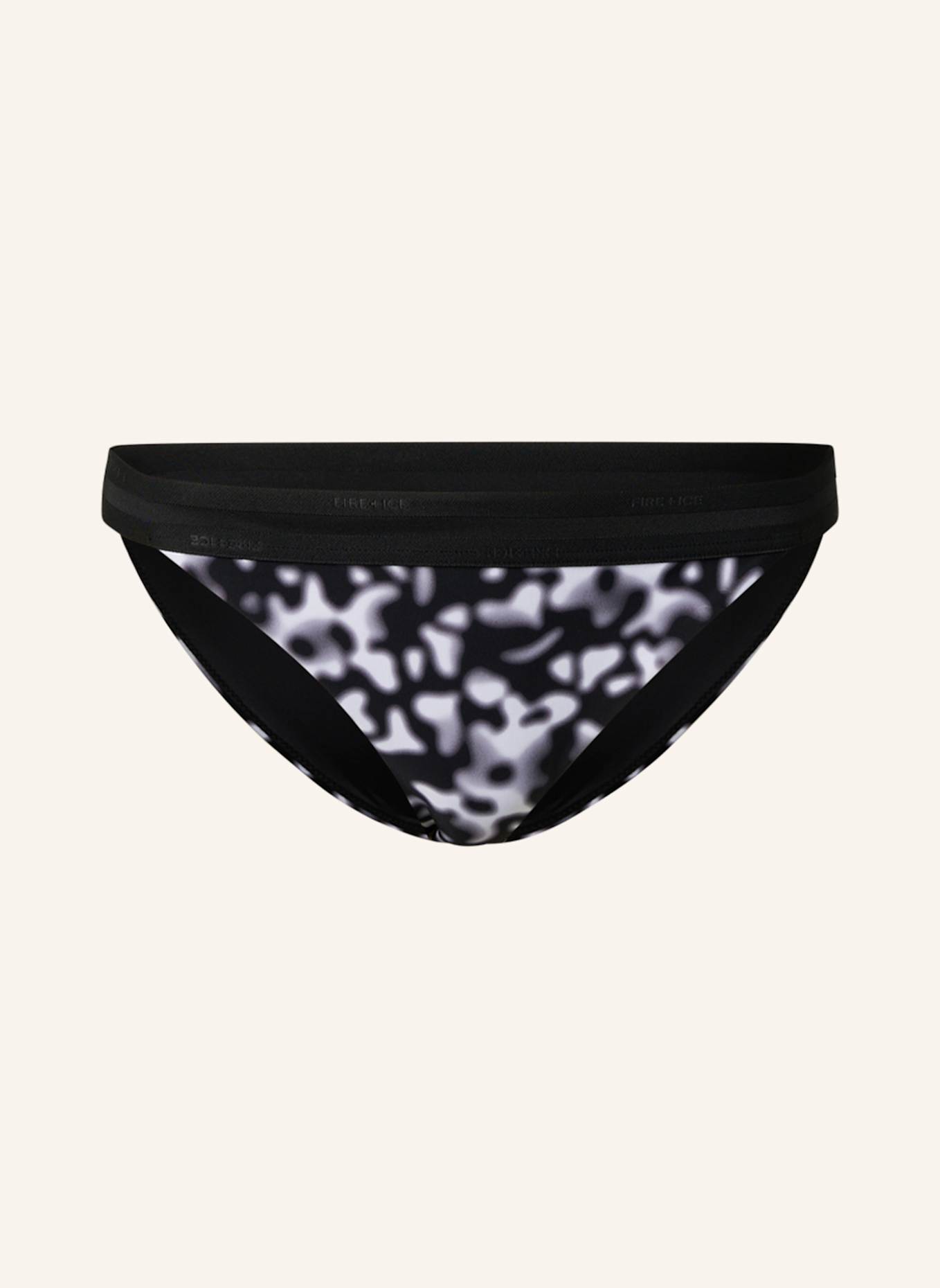 FIRE+ICE Basic-Bikini-Hose JUDIT2: SCHWARZ/ WEISS