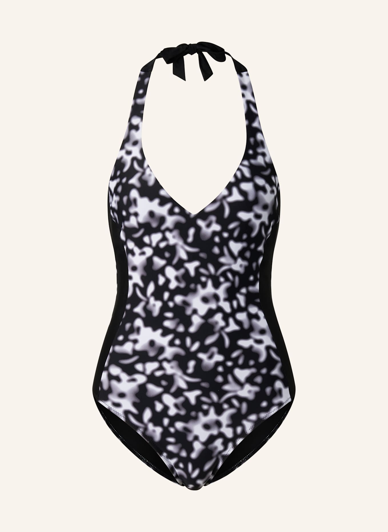 FIRE+ICE Badeanzug: SCHWARZ/ WEISS