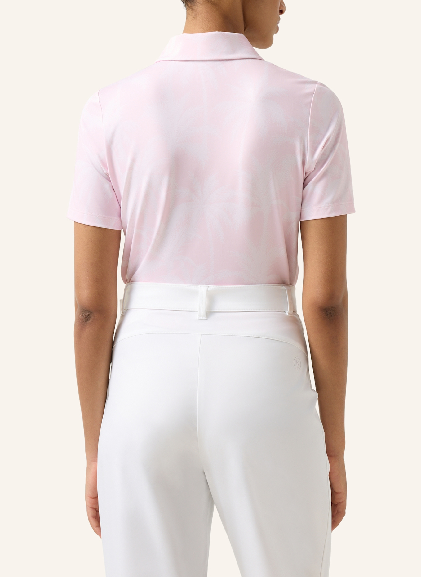 BOGNER Polo-Shirt: ROSA/ WEISS