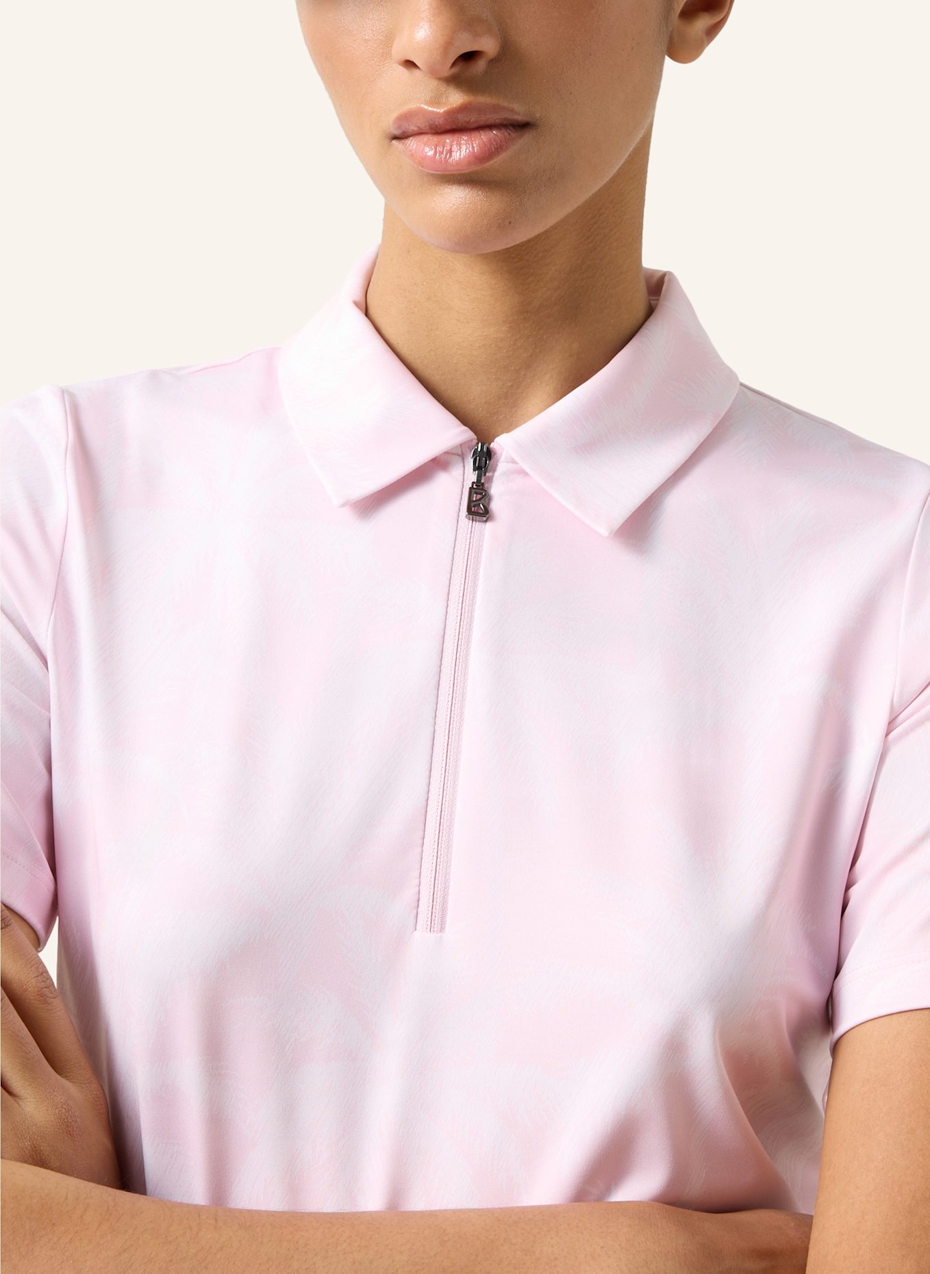 BOGNER Polo-Shirt: ROSA/ WEISS
